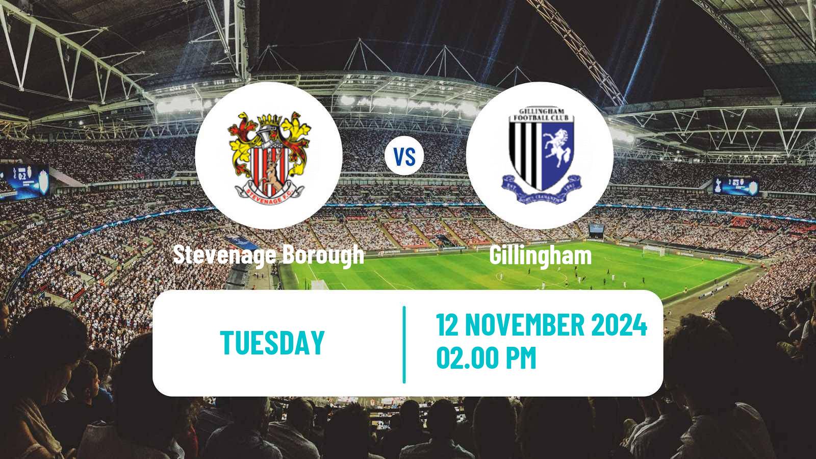 Football English EFL Trophy Stevenage Borough - Gillingham