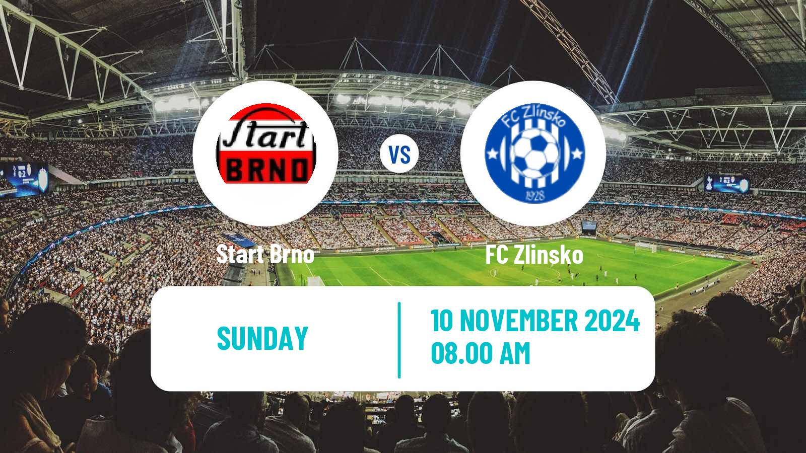 Football Czech MSFL Start Brno - Zlinsko