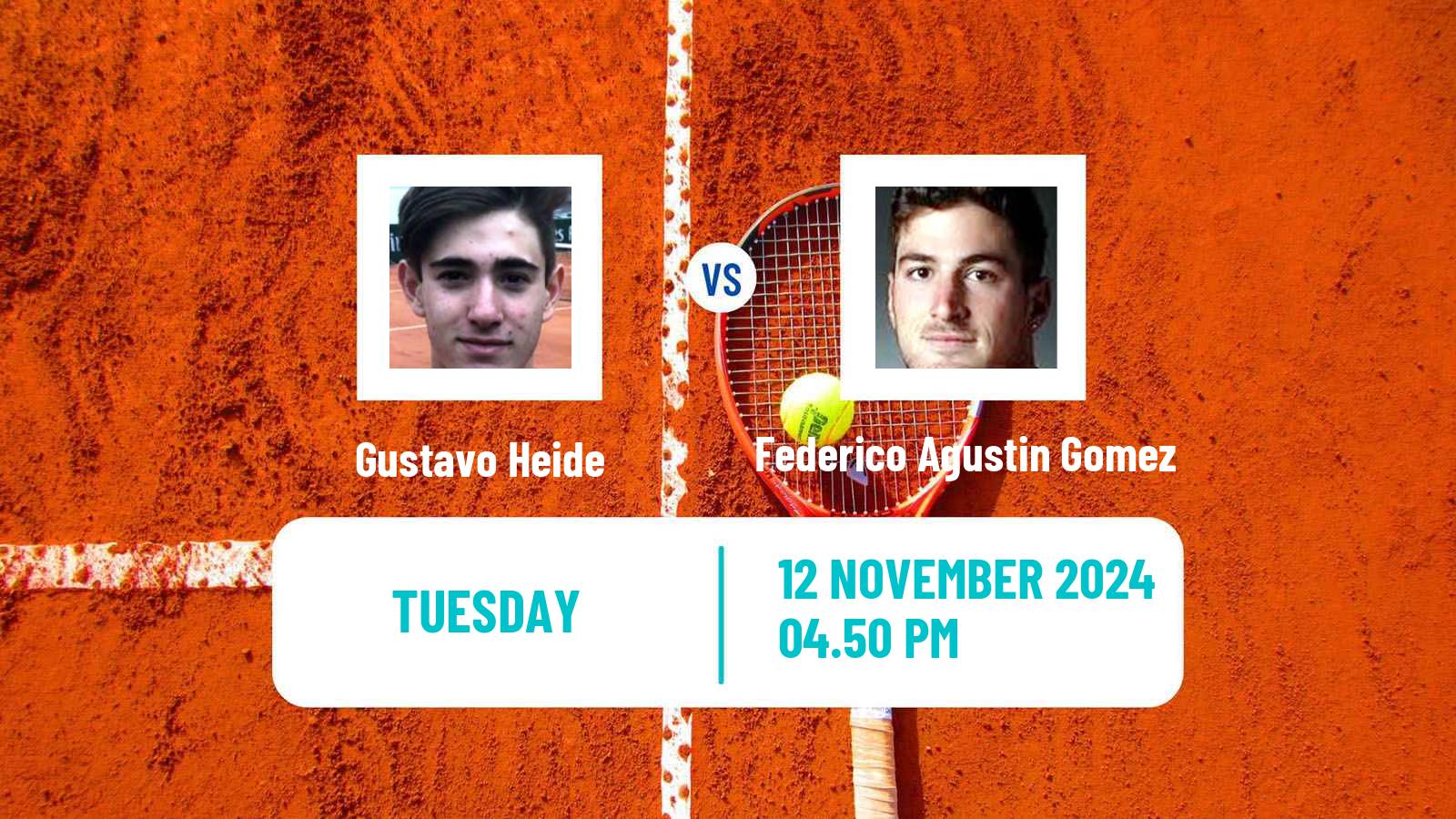 Tennis Montevideo Challenger Men Gustavo Heide - Federico Agustin Gomez