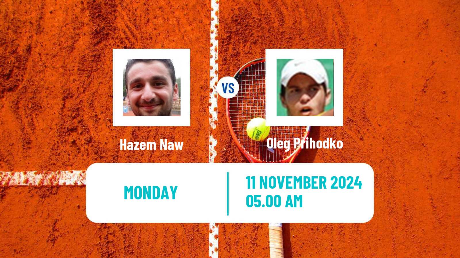 Tennis Lyon 2 Challenger Men Hazem Naw - Oleg Prihodko