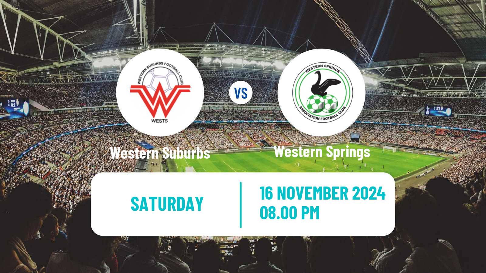 Football New Zealand National League Western Suburbs - Western Springs