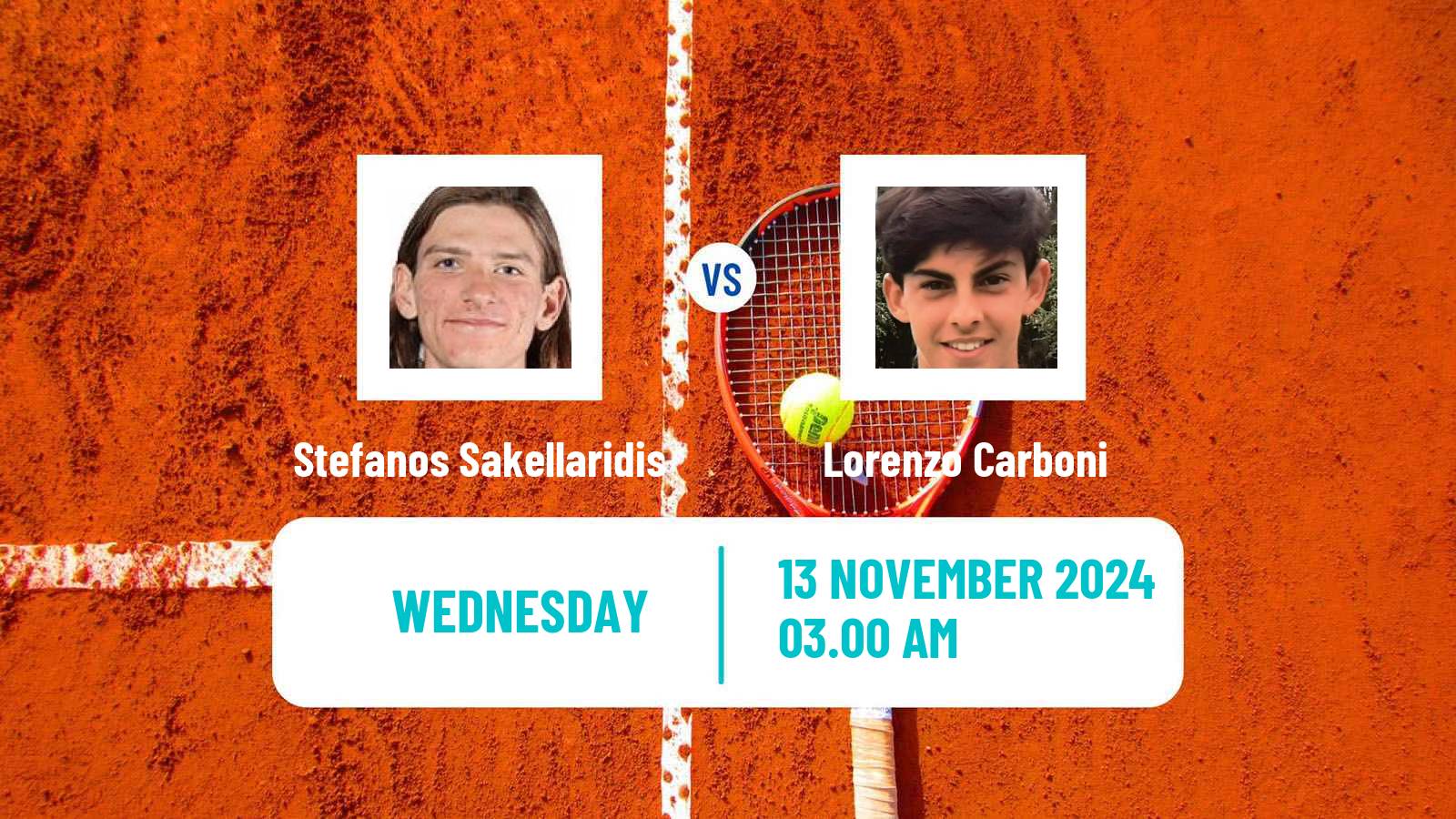Tennis ITF M15 Heraklion 6 Men Stefanos Sakellaridis - Lorenzo Carboni