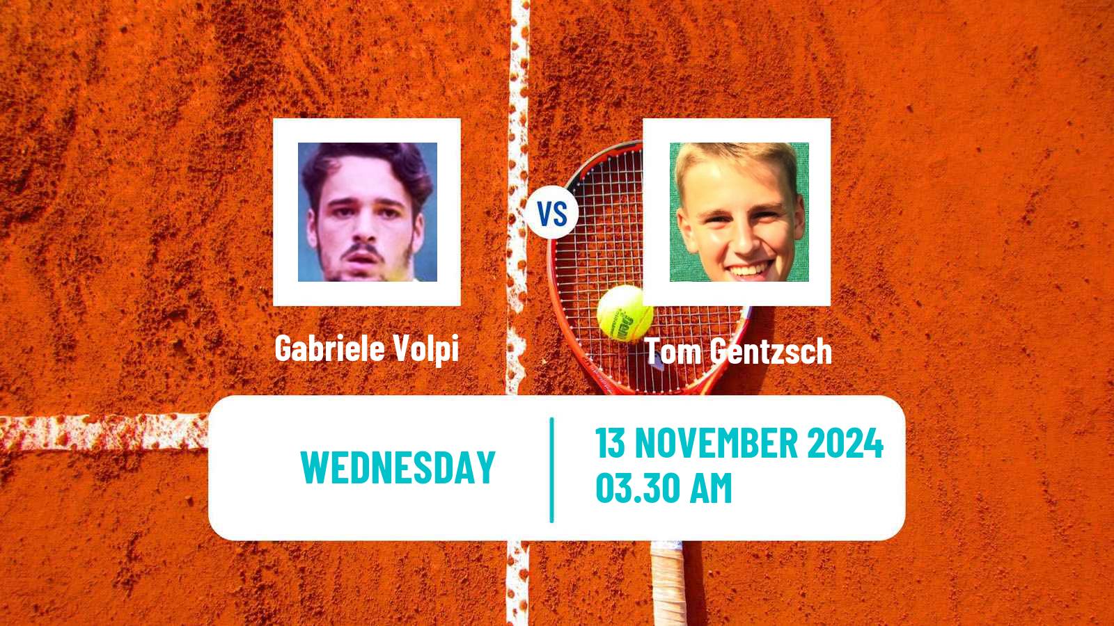 Tennis ITF M15 Monastir 46 Men Gabriele Volpi - Tom Gentzsch