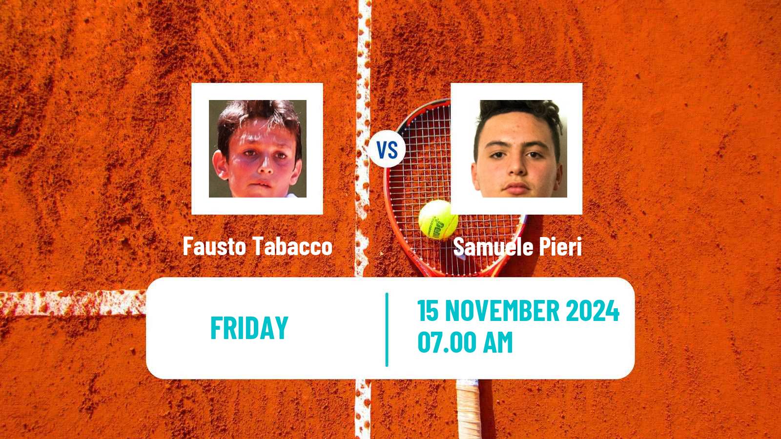 Tennis ITF M15 San Gregorio Di Catania 2 Men Fausto Tabacco - Samuele Pieri