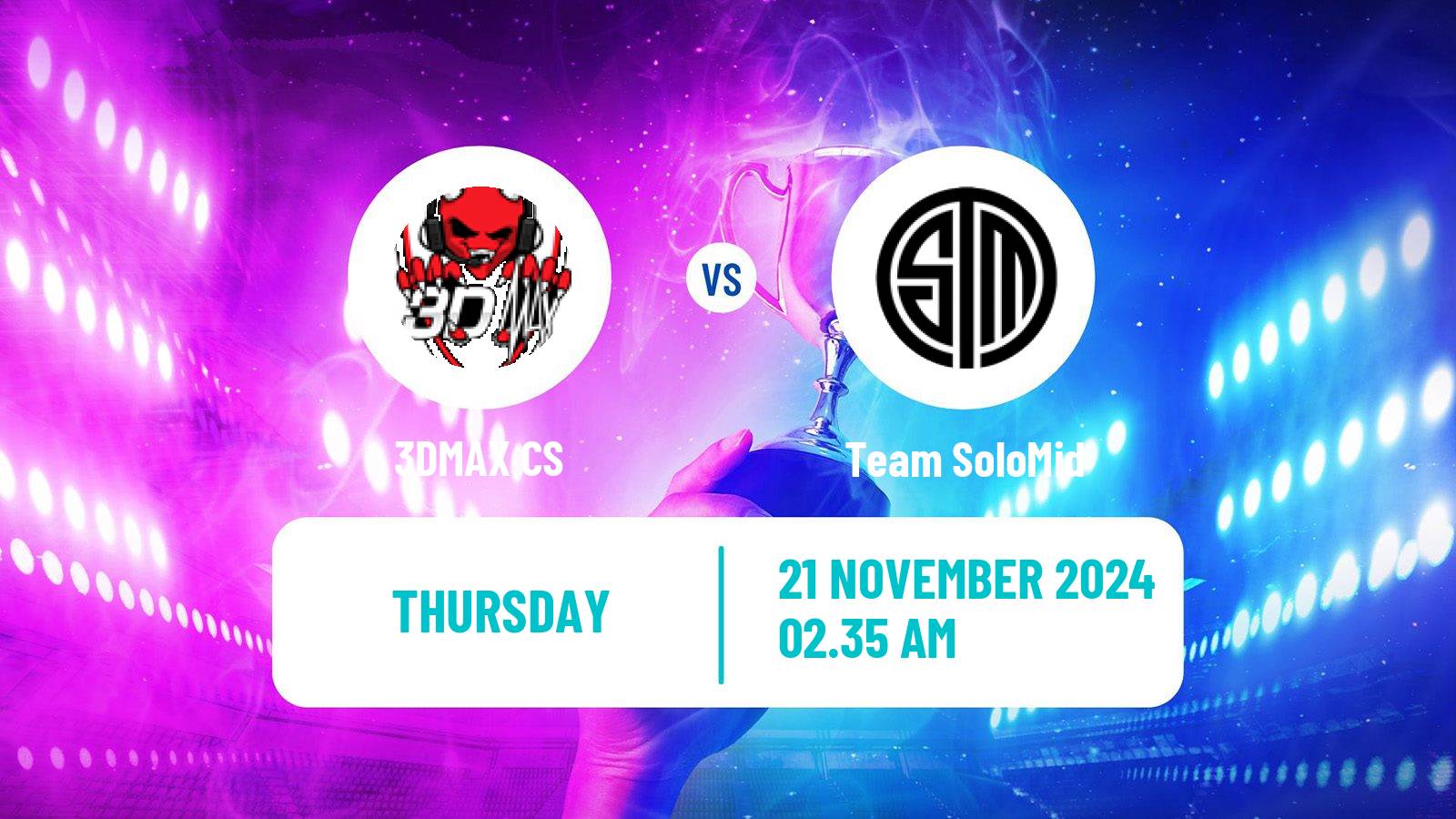 Esports Counter Strike The Perfect World Shanghai Major 3DMAX - Team SoloMid