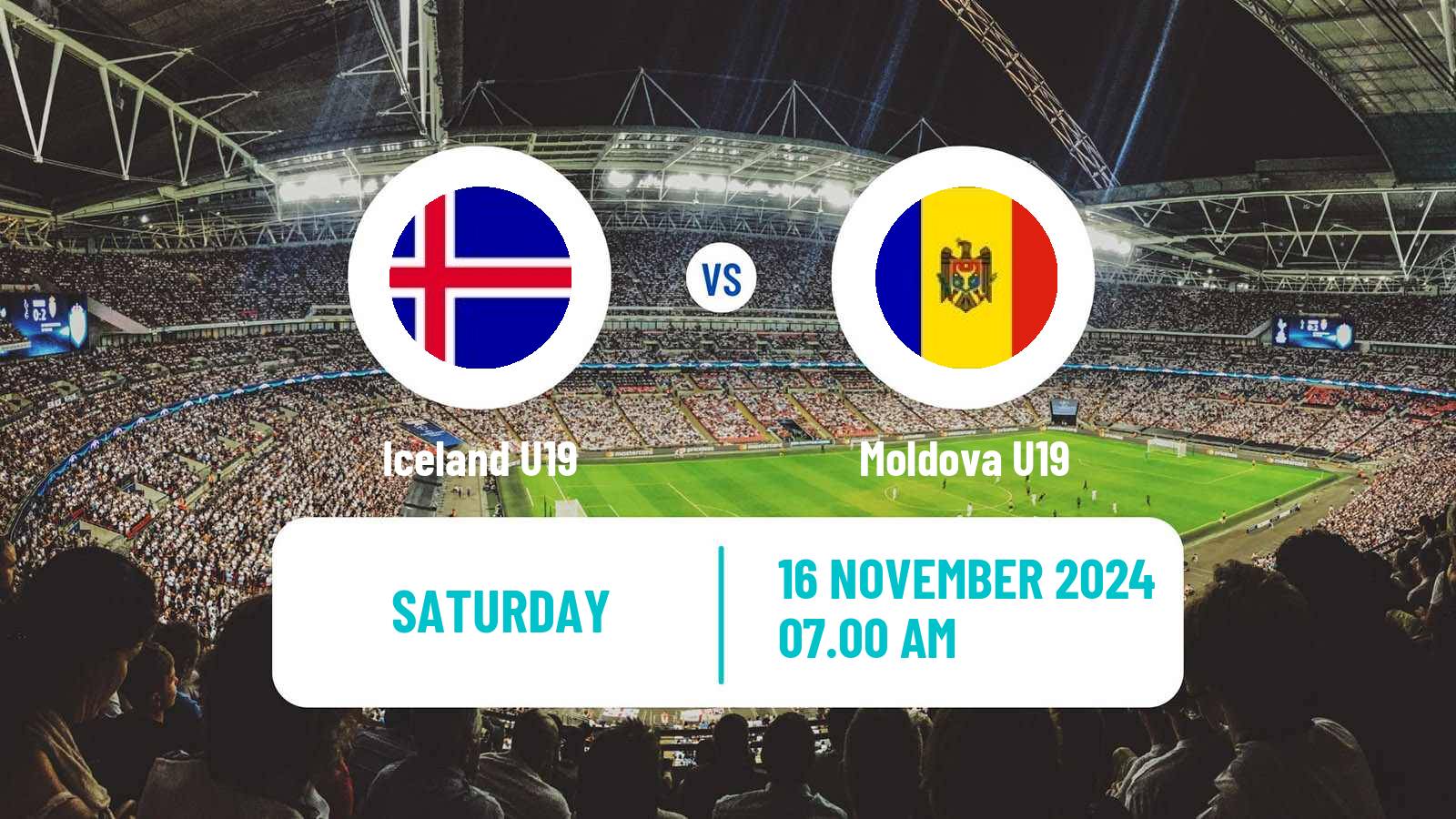 Soccer UEFA Euro U19 Iceland U19 - Moldova U19