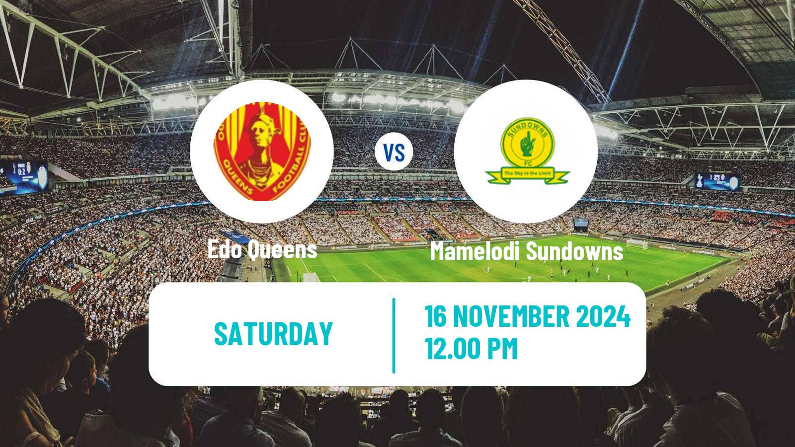 Football CAF Champions League Women Edo Queens - Mamelodi Sundowns
