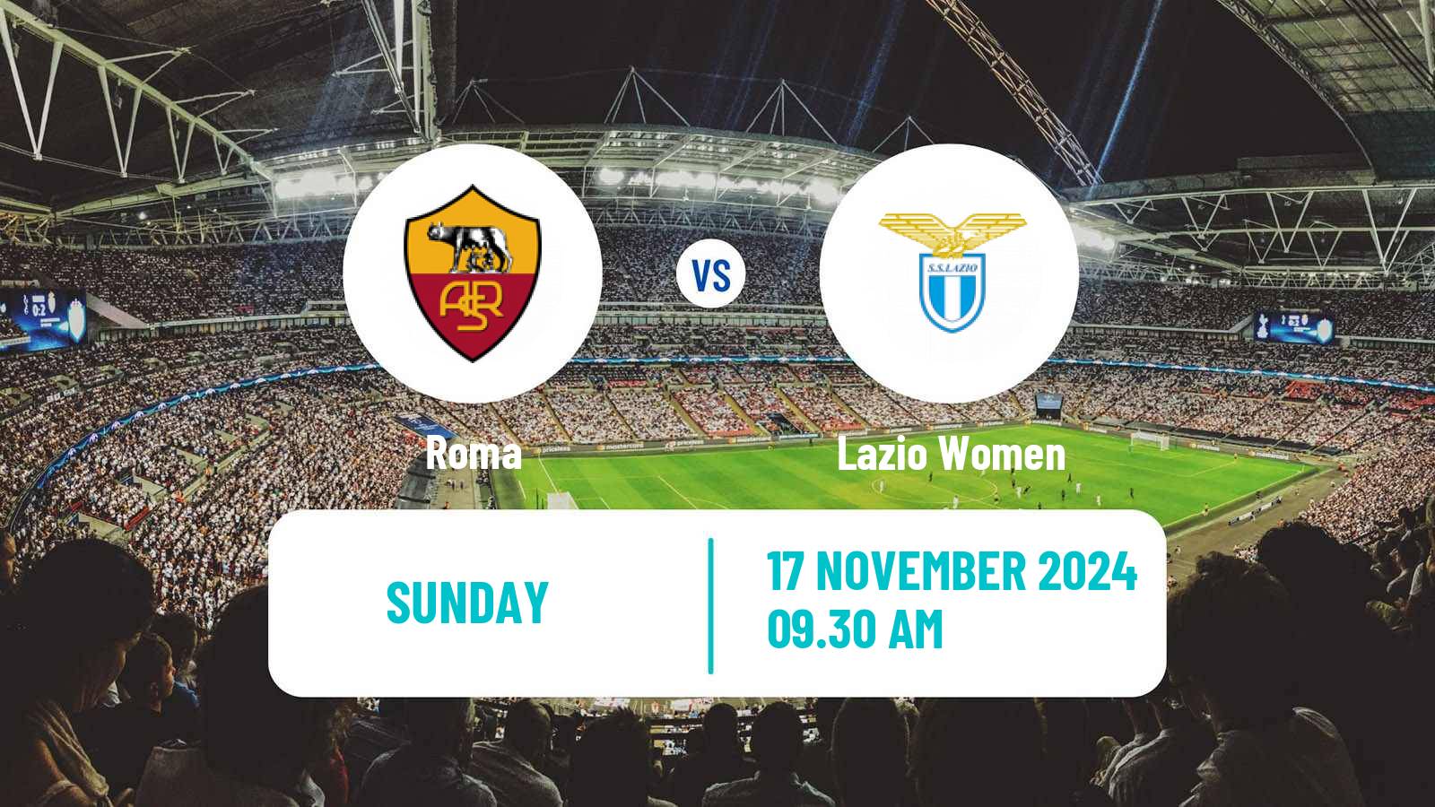 Soccer Italian Serie A Women Roma - Lazio