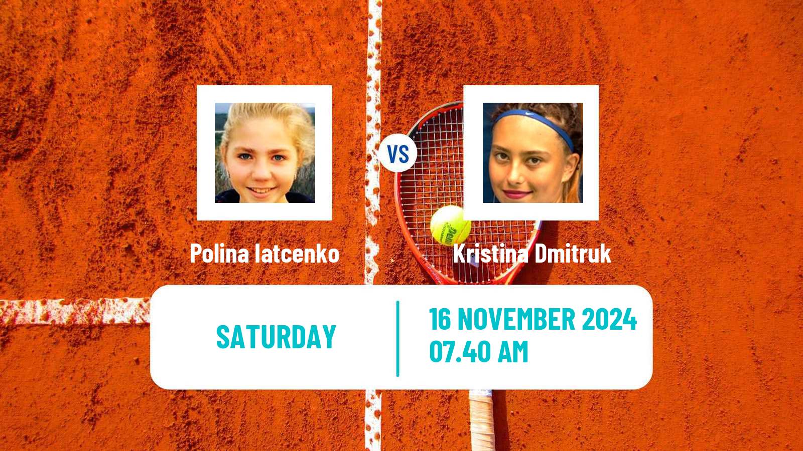 Tennis ITF W50 Funchal Women Polina Iatcenko - Kristina Dmitruk