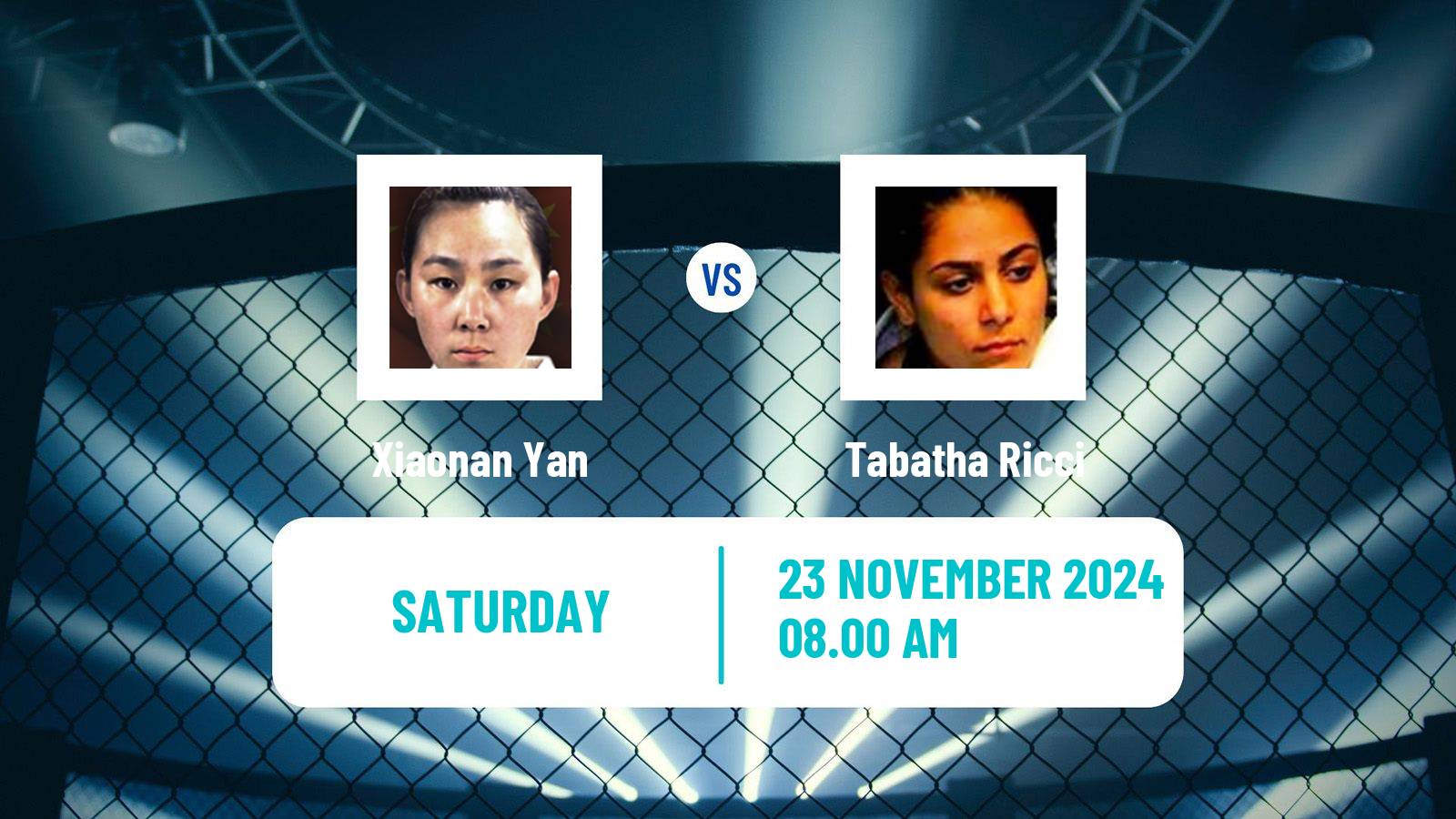 MMA Strawweight UFC Women Xiaonan Yan - Tabatha Ricci