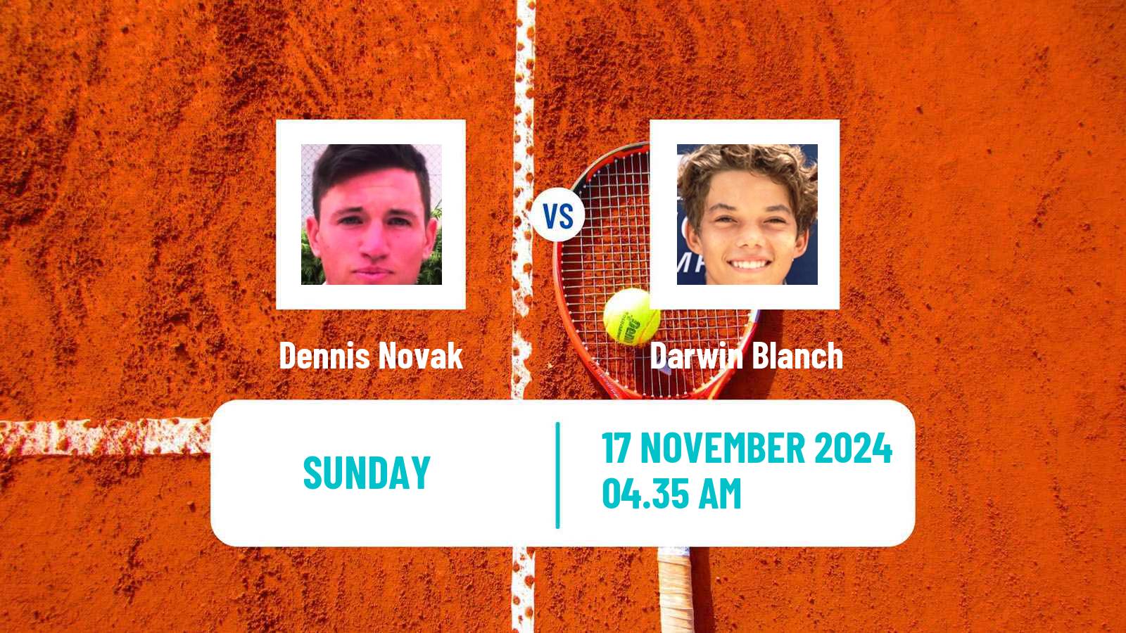 Tennis Montemar Challenger Men Dennis Novak - Darwin Blanch