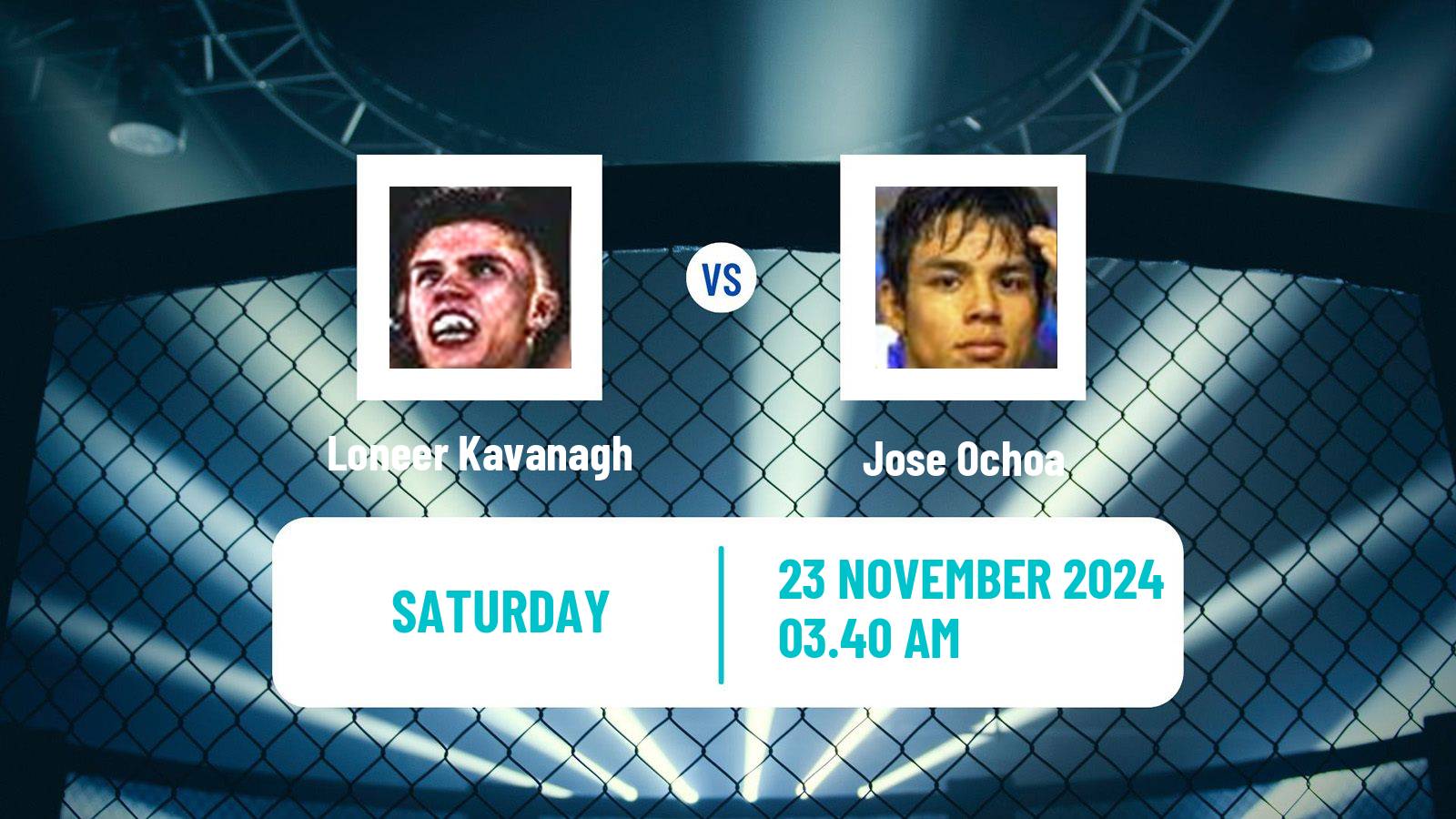MMA Flyweight UFC Men Loneer Kavanagh - Jose Ochoa