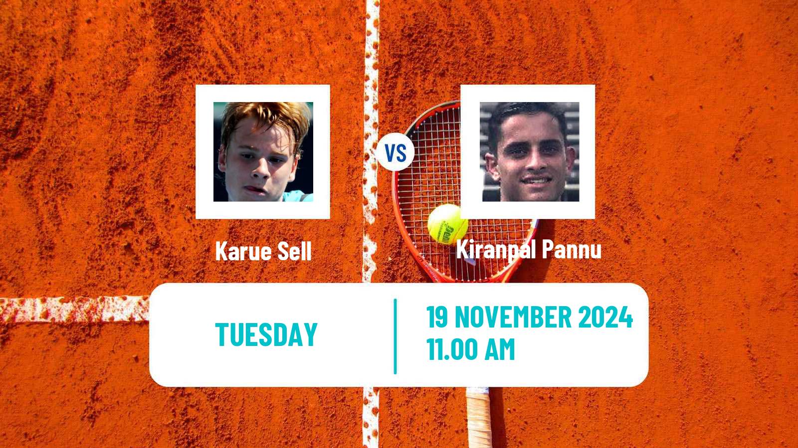 Tennis Puerto Vallarta Challenger Men Karue Sell - Kiranpal Pannu