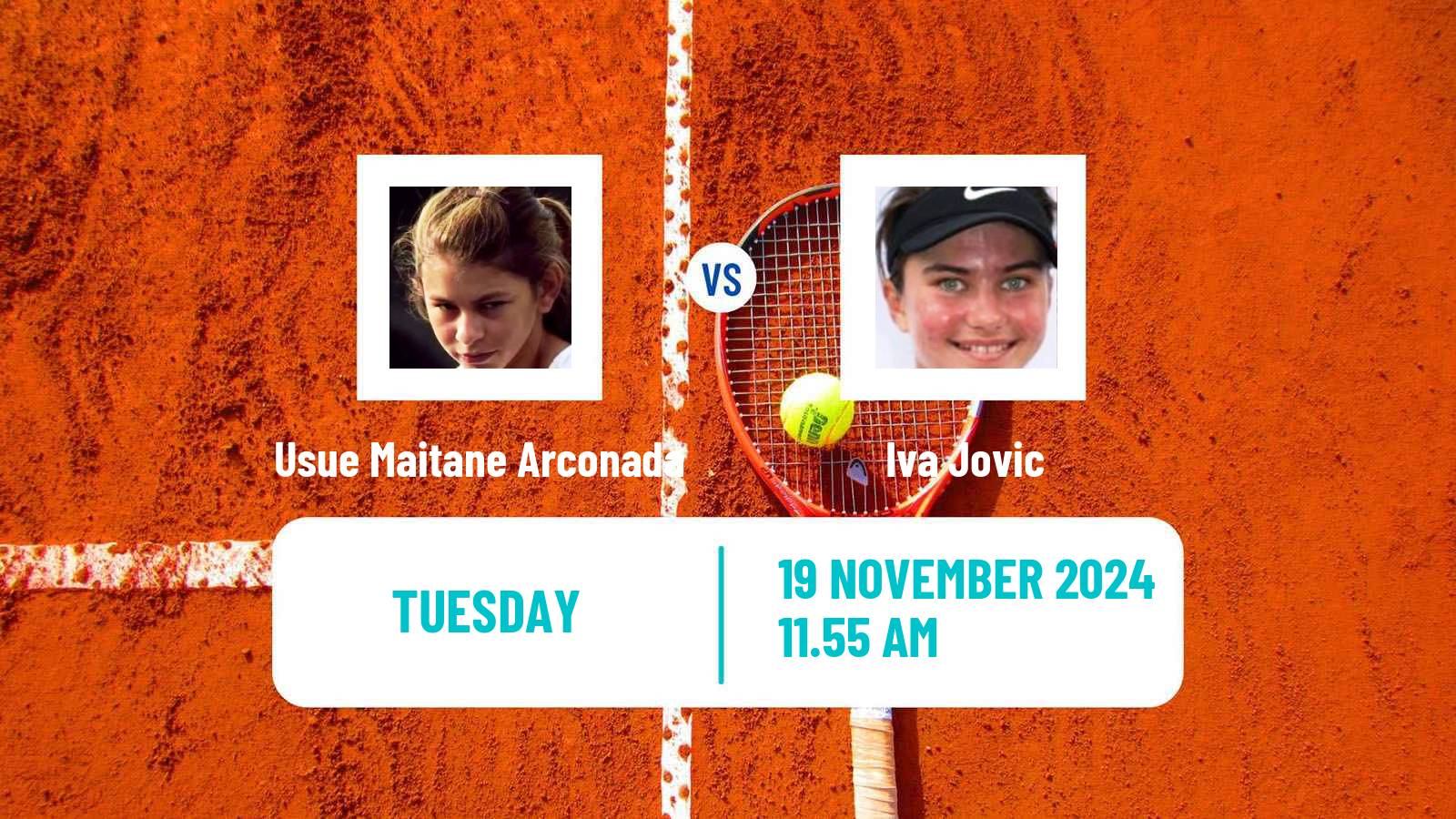 Tennis Charleston 2 Challenger Women Usue Maitane Arconada - Iva Jovic