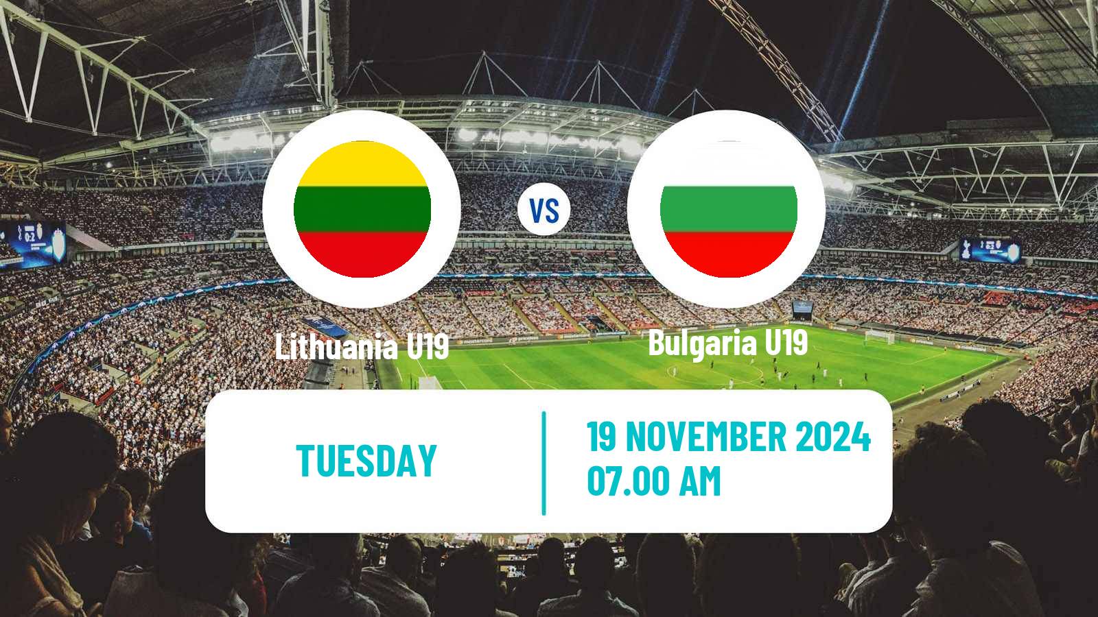 Football UEFA Euro U19 Lithuania U19 - Bulgaria U19