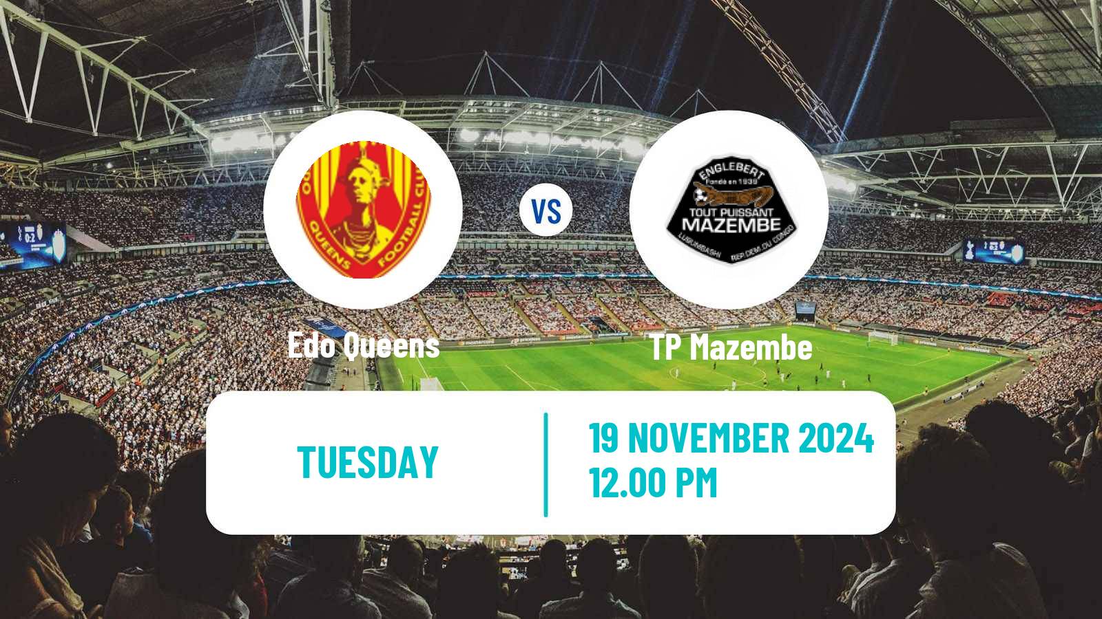 Football CAF Champions League Women Edo Queens - TP Mazembe