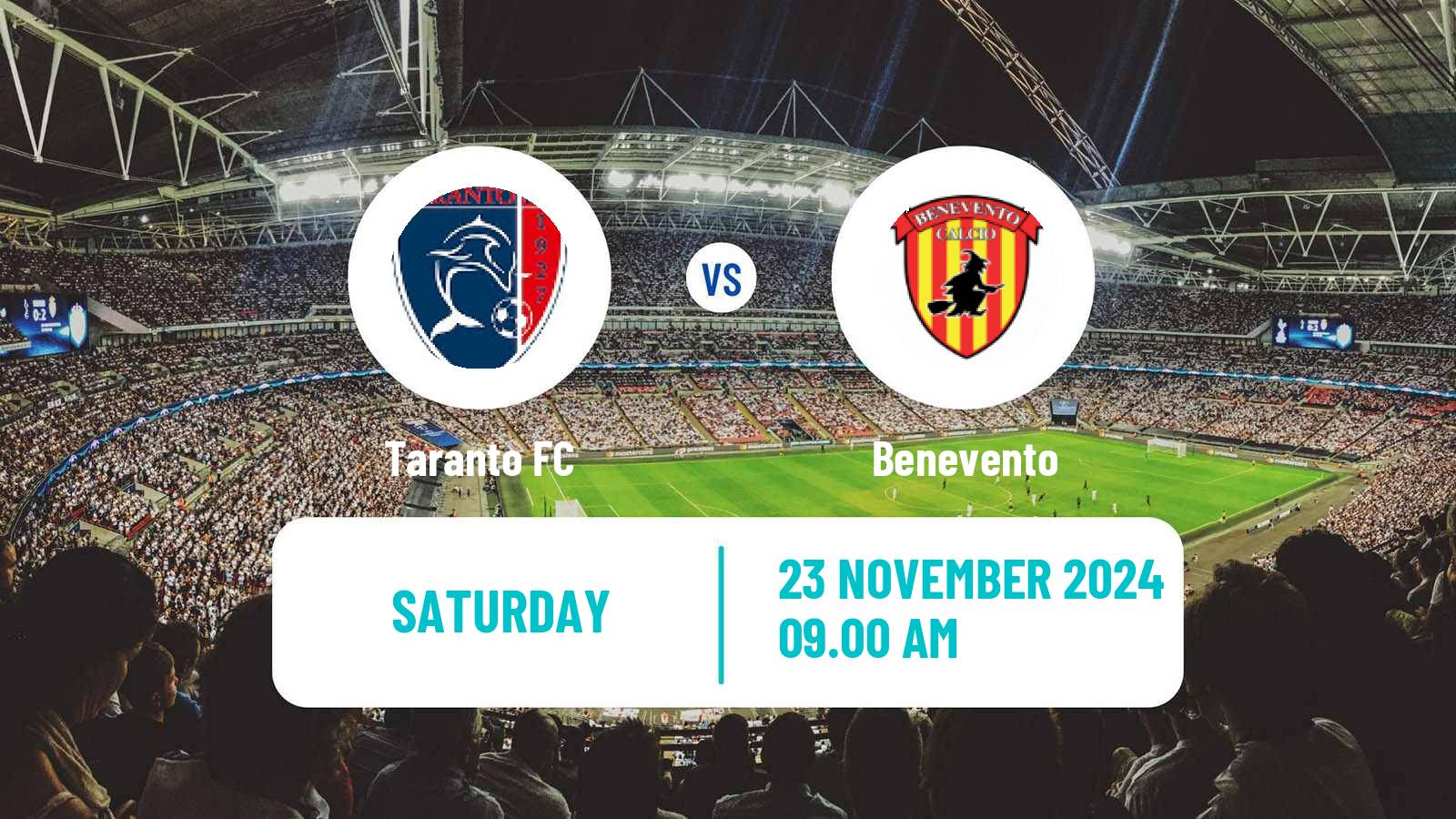 Football Italian Serie C Group C Taranto - Benevento