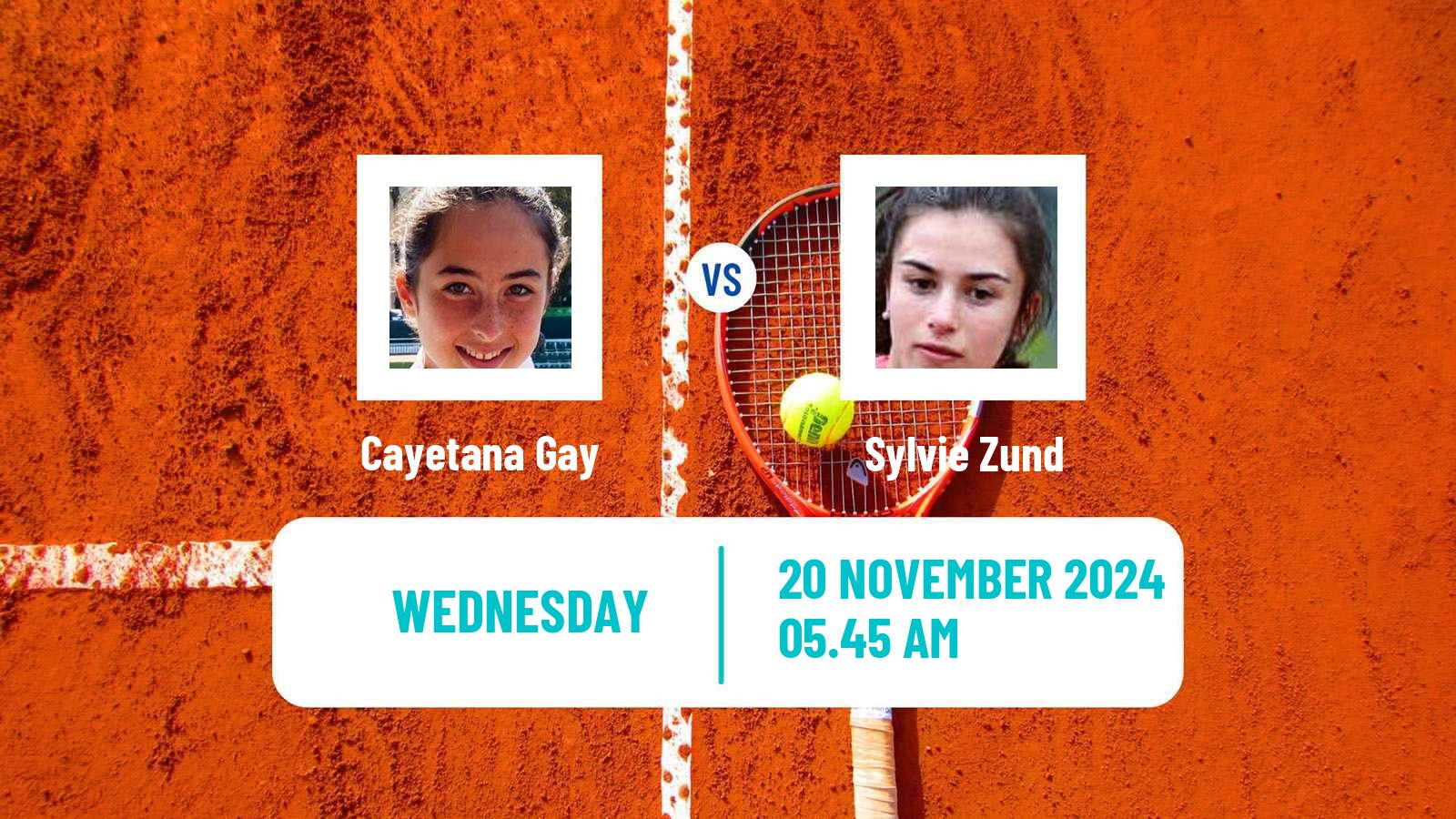 Tennis ITF W15 Alcala De Henares Women Cayetana Gay - Sylvie Zund