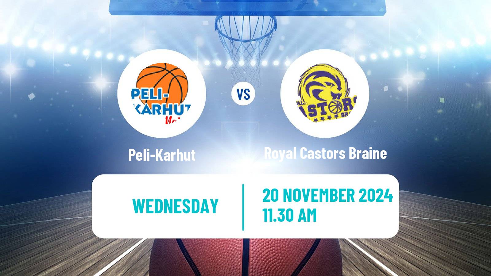 Basketball Eurocup Women Peli-Karhut - Royal Castors Braine