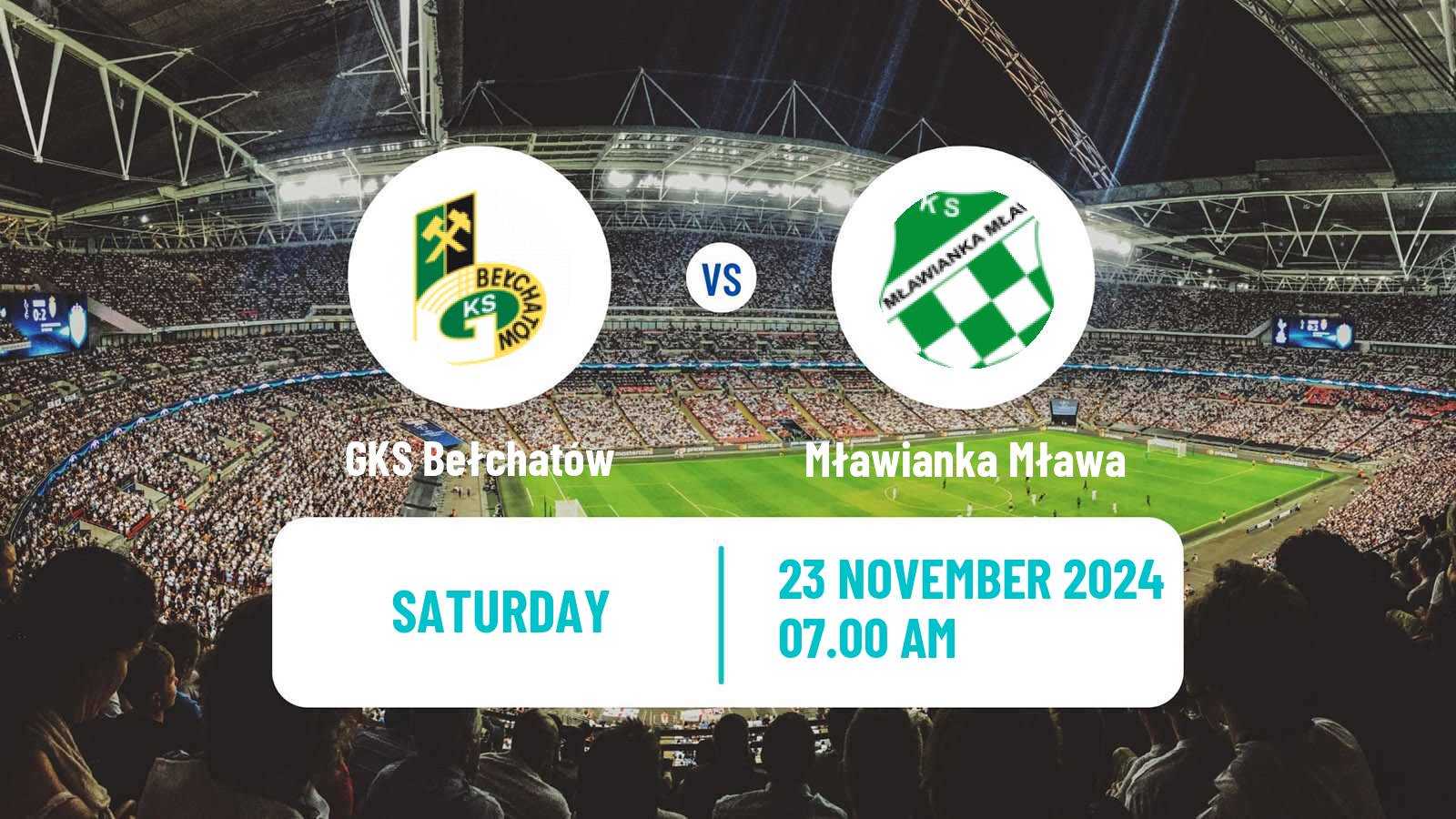 Football Polish Division 3 - Group I GKS Bełchatów - Mławianka Mława