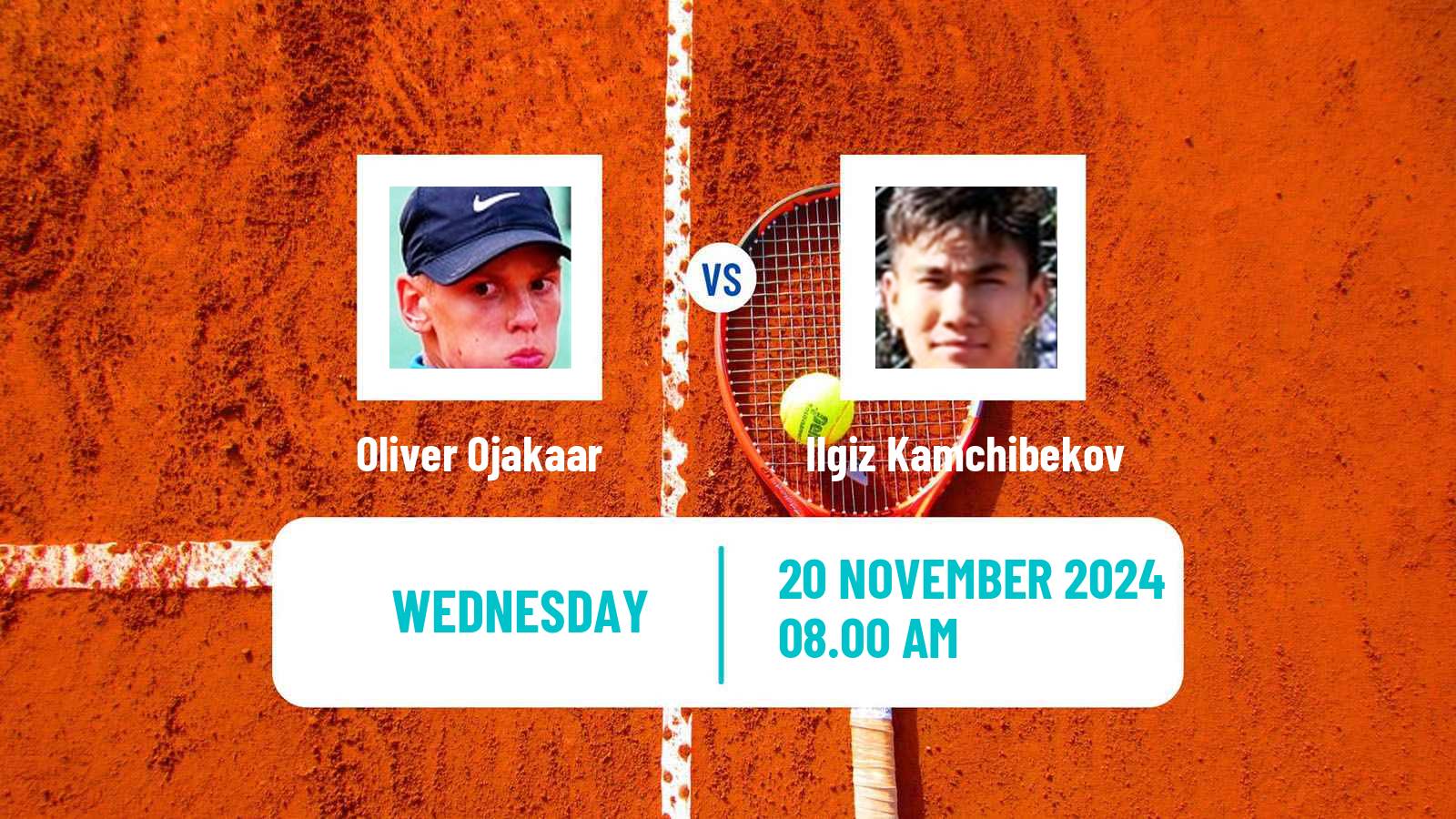 Tennis ITF M15 Sharm Elsheikh 17 Men 2024 Oliver Ojakaar - Ilgiz Kamchibekov