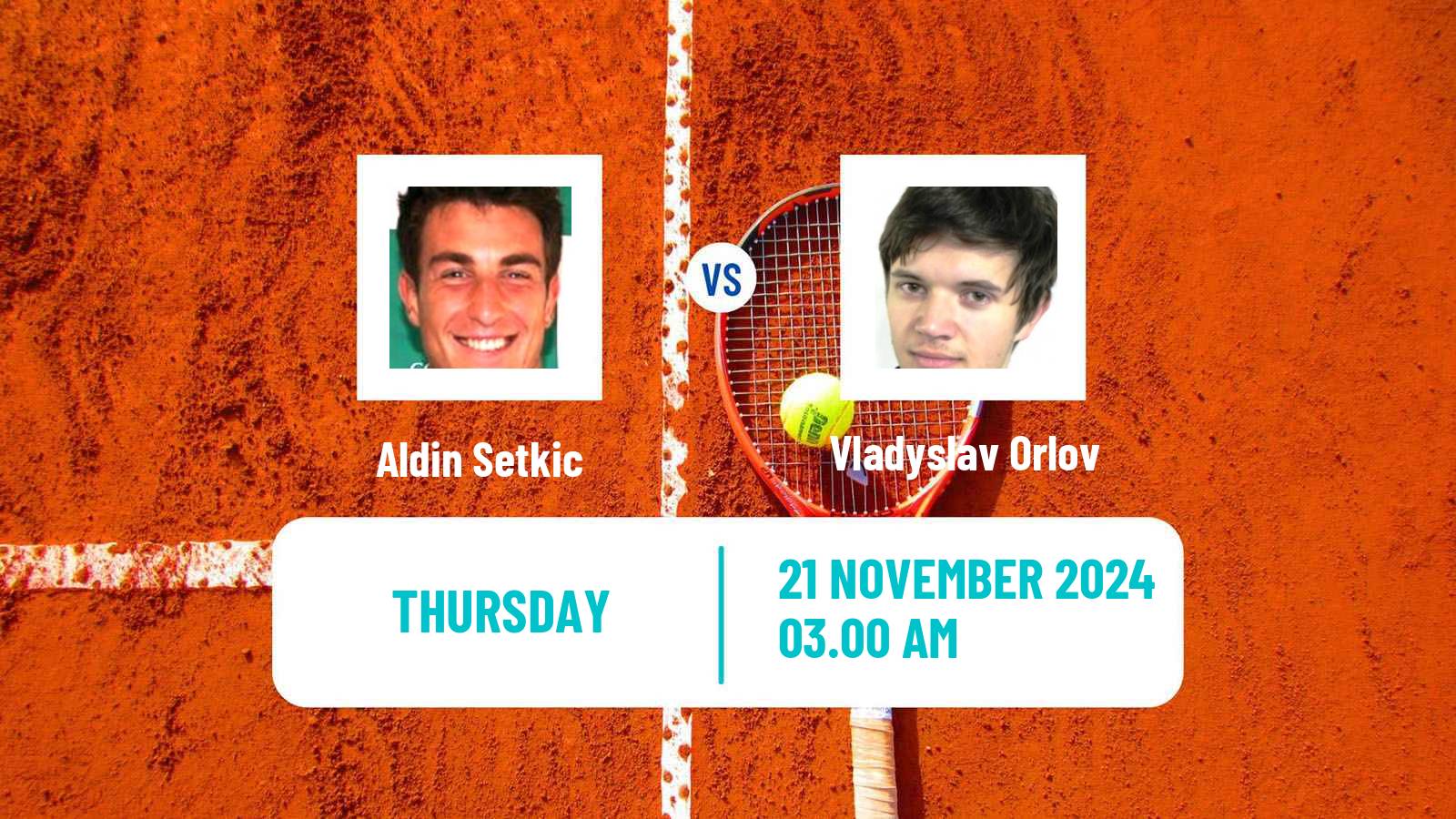 Tennis ITF M15 Heraklion 7 Men Aldin Setkic - Vladyslav Orlov