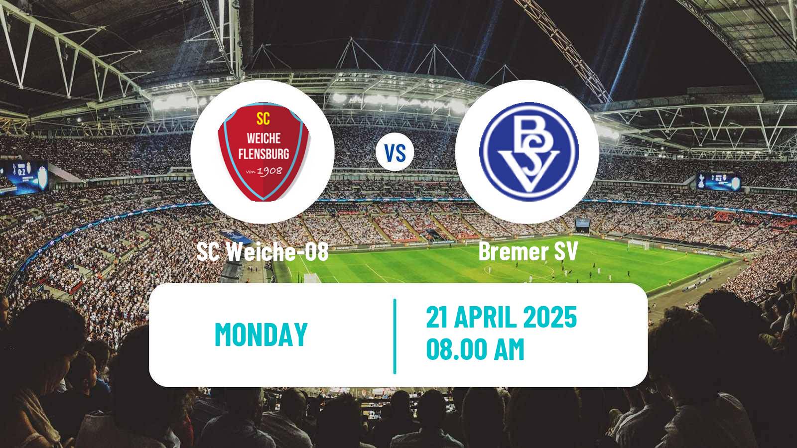 Soccer German Regionalliga North SC Weiche-08 - Bremer SV