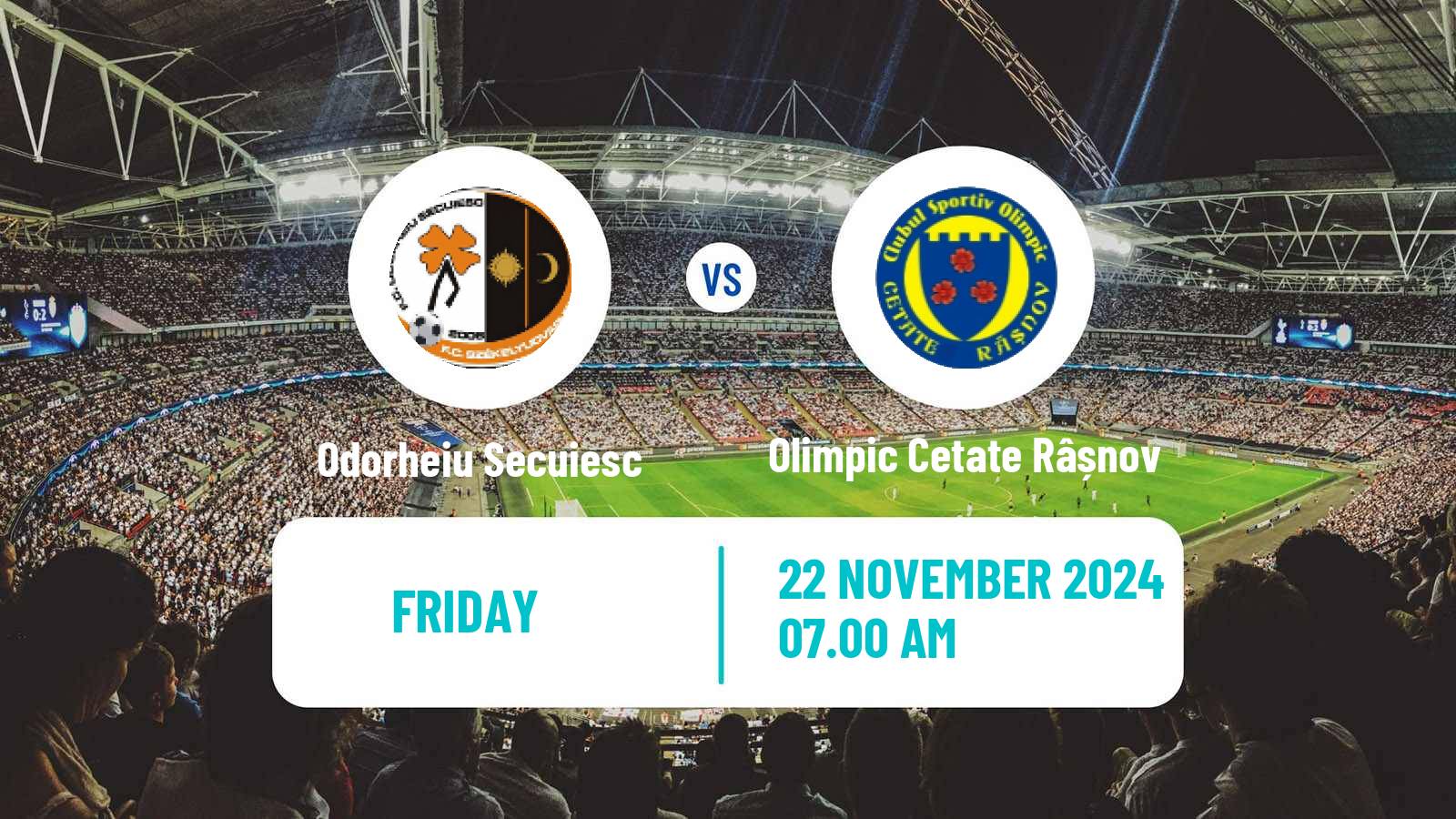 Football Romanian Liga 3 - Seria 6 Odorheiu Secuiesc - Olimpic Cetate Râșnov