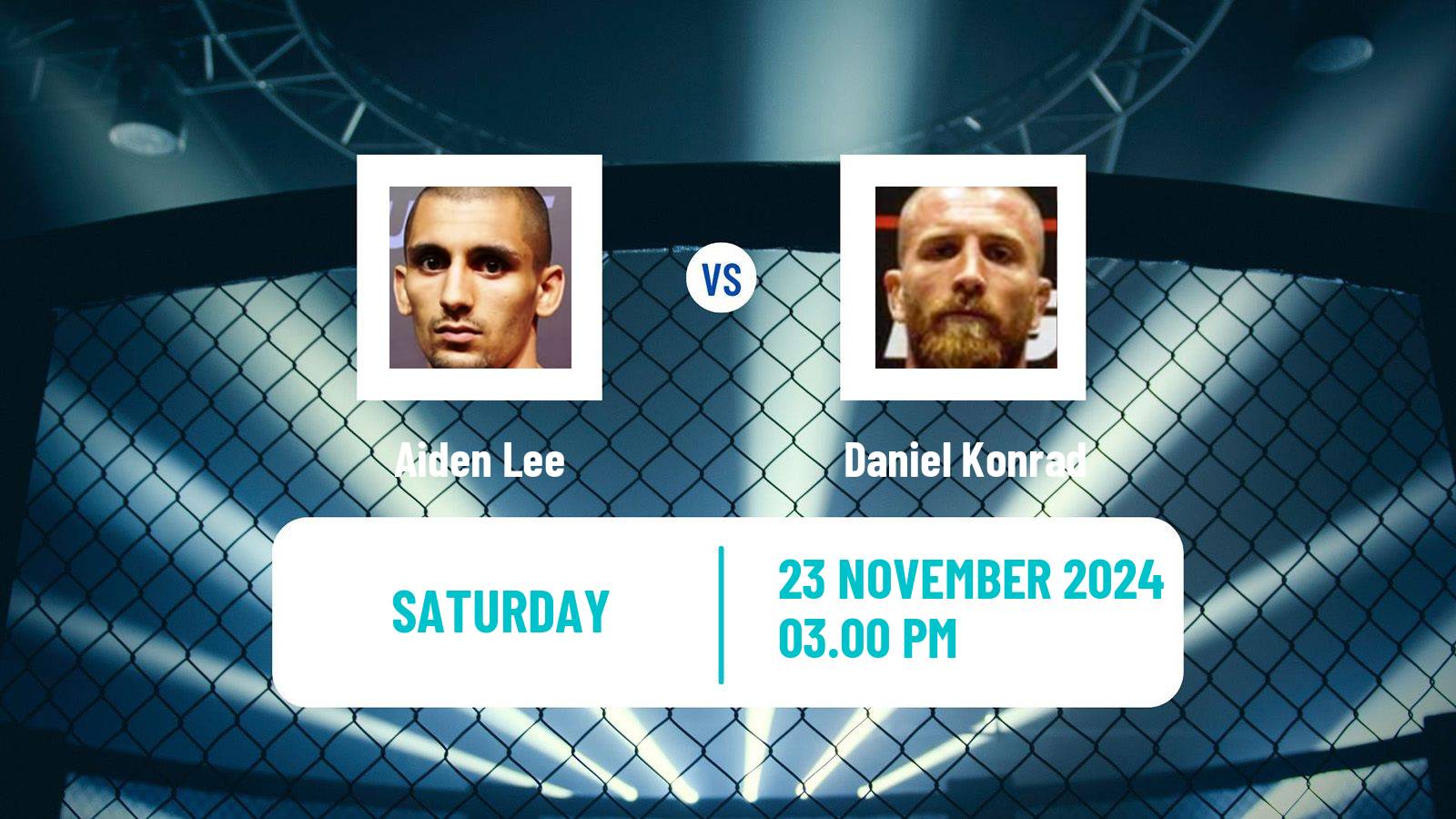 MMA Lightweight Cage Warriors Men Aiden Lee - Daniel Konrad