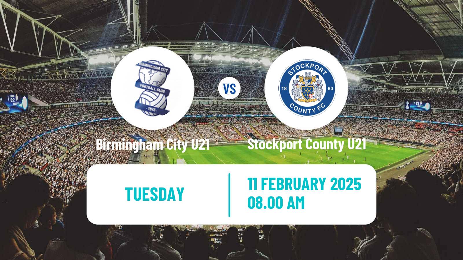 Soccer English Premier League Cup Birmingham City U21 - Stockport County U21