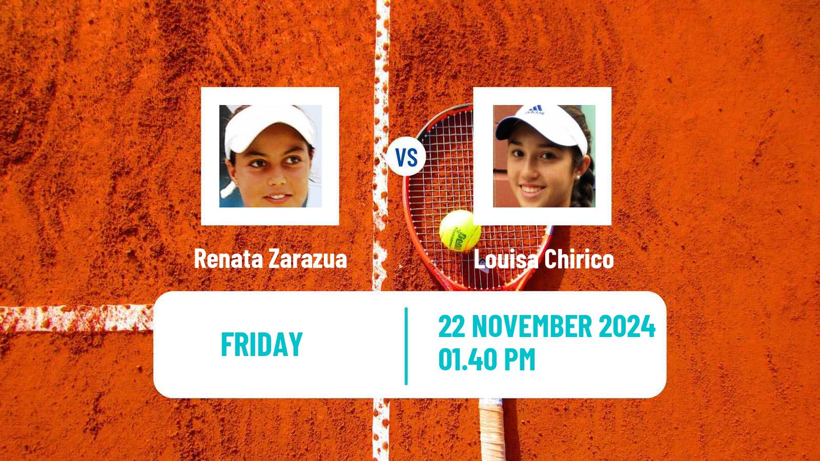 Tennis Charleston 2 Challenger Women Renata Zarazua - Louisa Chirico