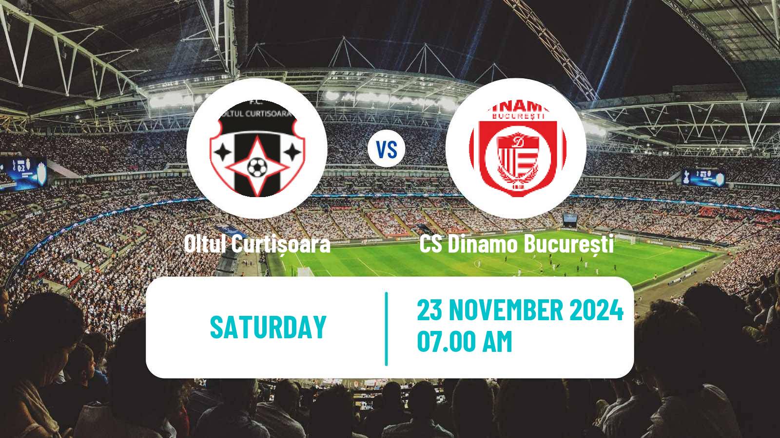 Football Romanian Liga 3 - Seria 4 Oltul Curtișoara - CS Dinamo București