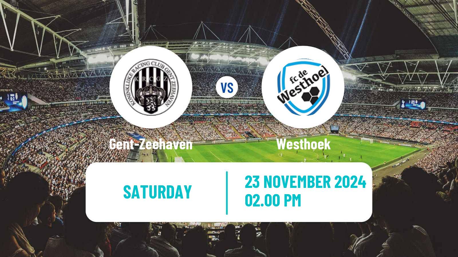 Soccer Belgian Second Amateur Division Group A KRC Gent - Westhoek