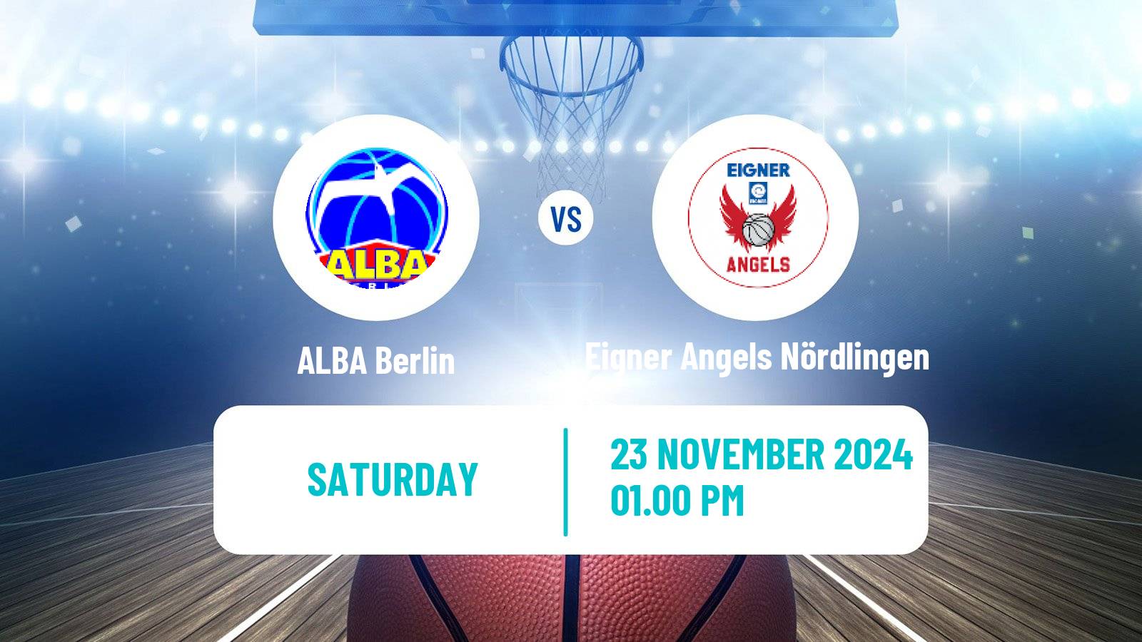 Basketball German DBBL ALBA Berlin - Eigner Angels Nördlingen