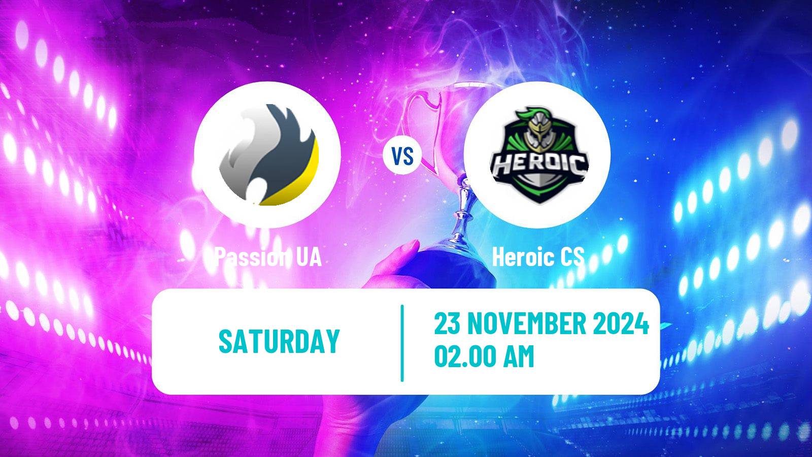 Esports Counter Strike The Perfect World Shanghai Major Passion UA - Heroic