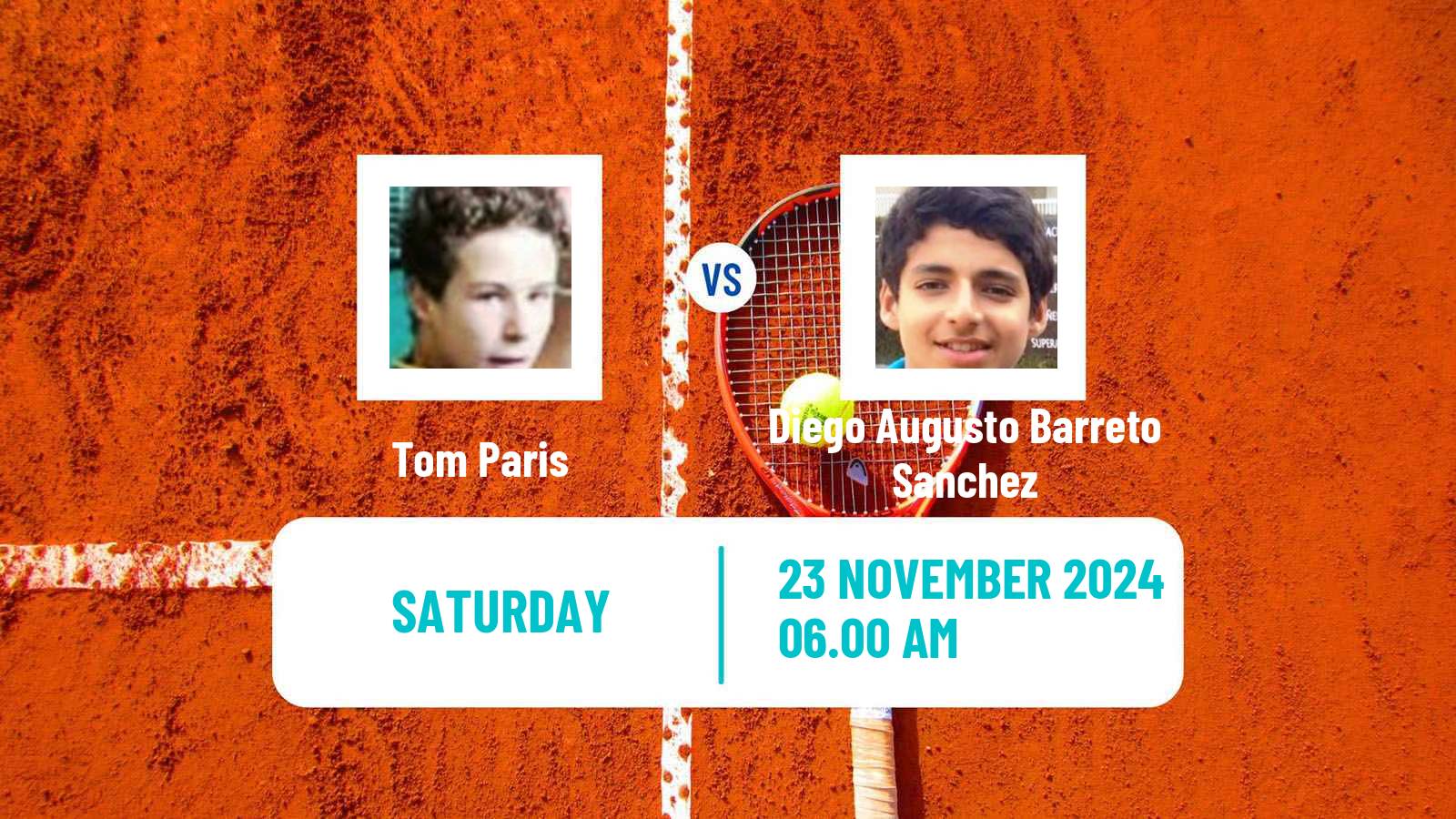 Tennis ITF M15 Alcala De Henares Men Tom Paris - Diego Augusto Barreto Sanchez