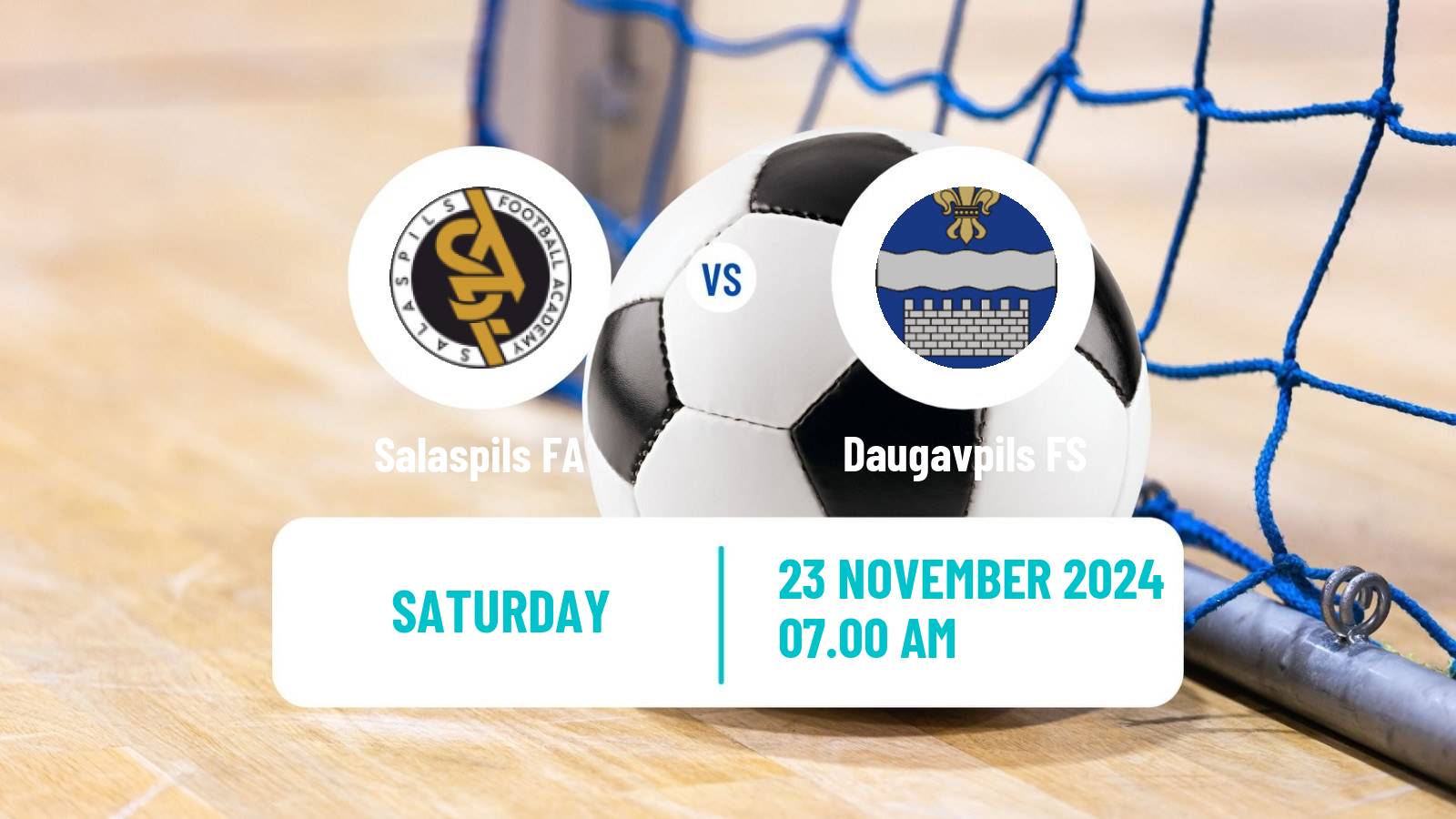 Futsal Latvian Virsliga Futsal Salaspils FA - Daugavpils FS