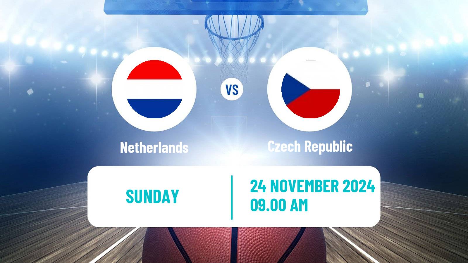 Basketball EuroBasket Netherlands - Czech Republic