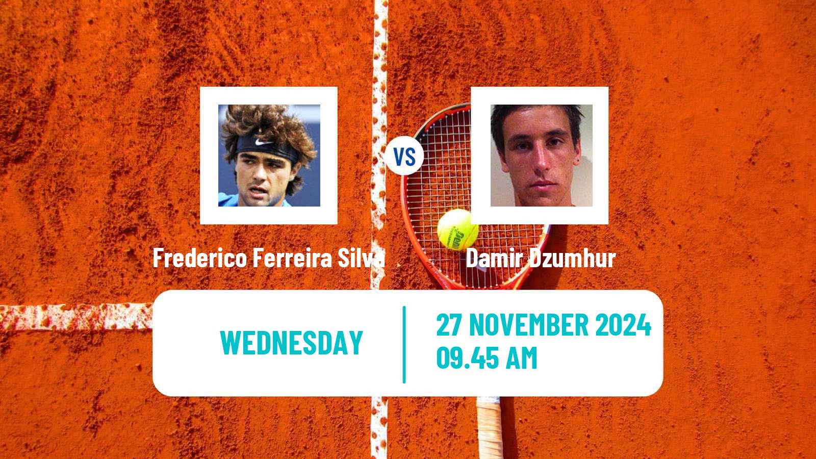 Tennis Maia Challenger Men Frederico Ferreira Silva - Damir Dzumhur