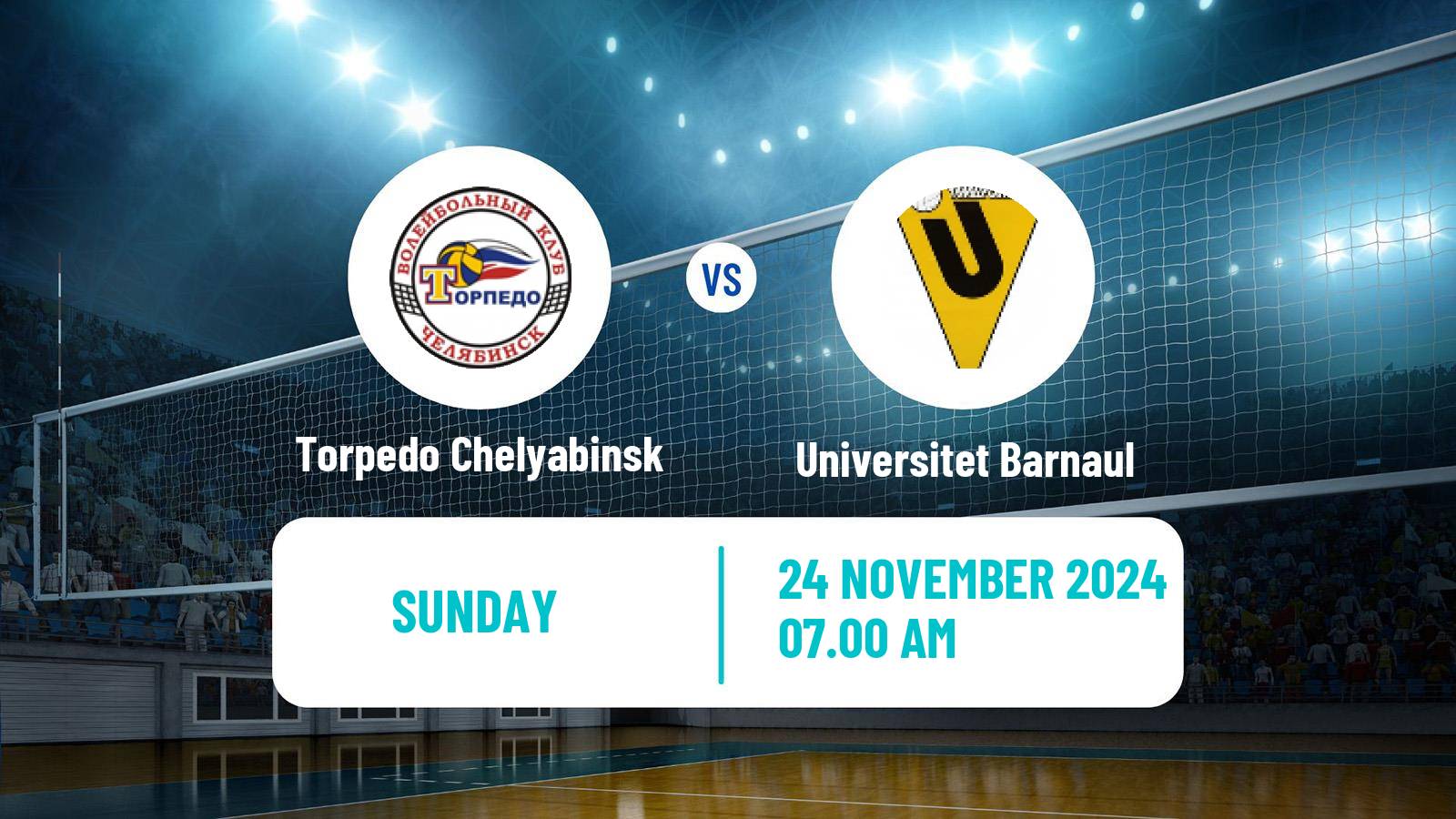 Volleyball Russian Vysshaya League A Volleyball Dynamo Chelyabinsk - Universitet Barnaul
