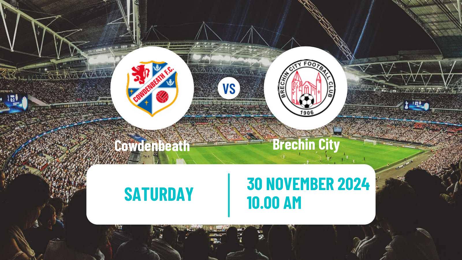 Soccer Scottish Cup Cowdenbeath - Brechin City