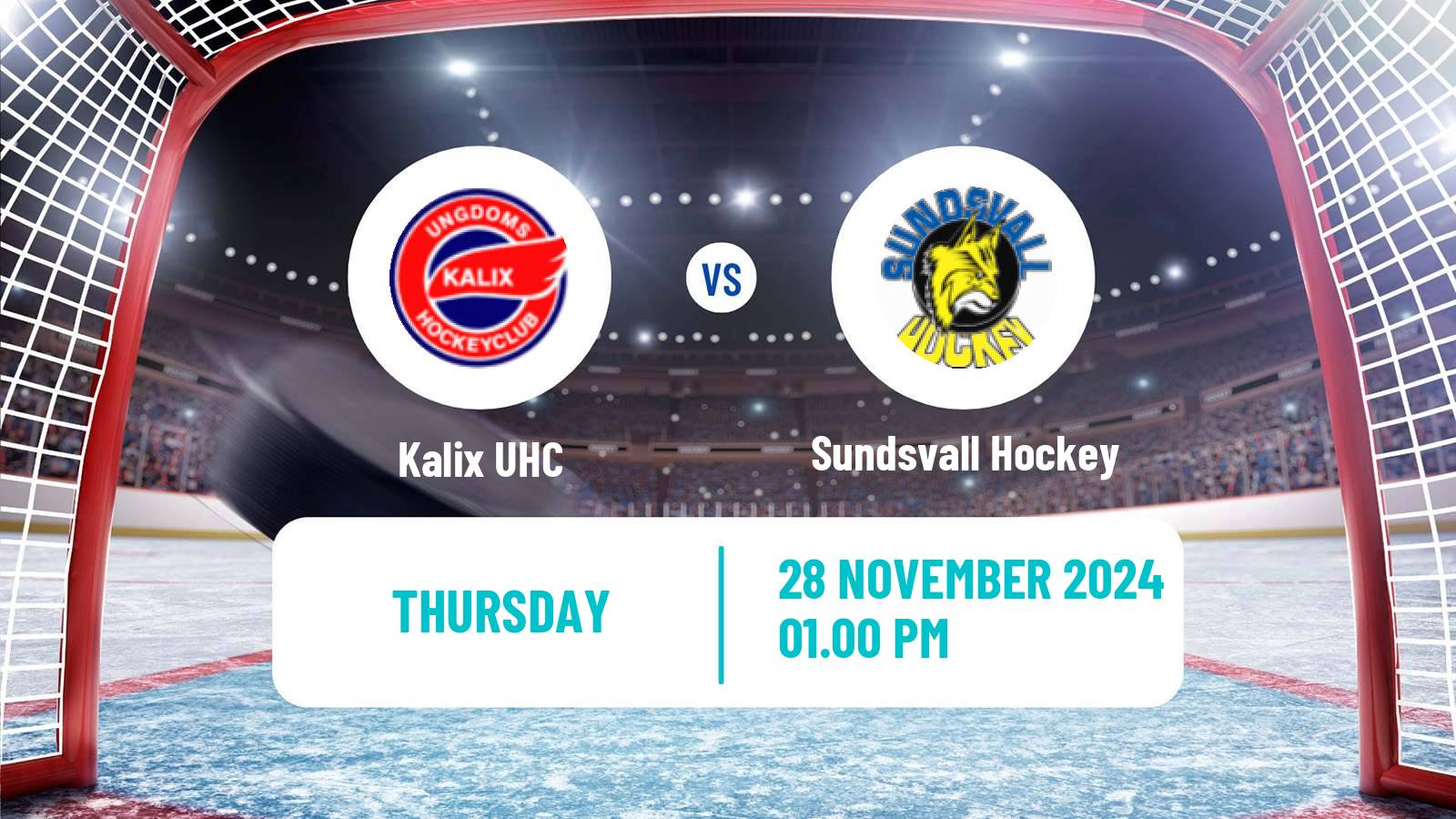 Hockey Swedish HockeyEttan Norra Kalix - Sundsvall Hockey