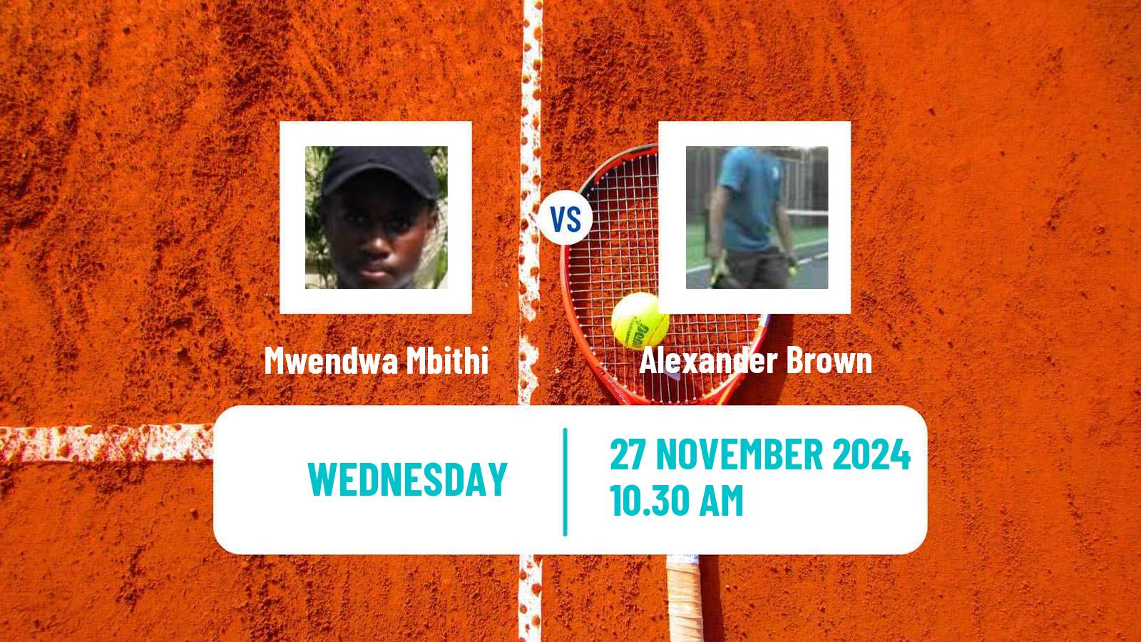 Tennis ITF M15 Huamantla 5 Men Mwendwa Mbithi - Alexander Brown