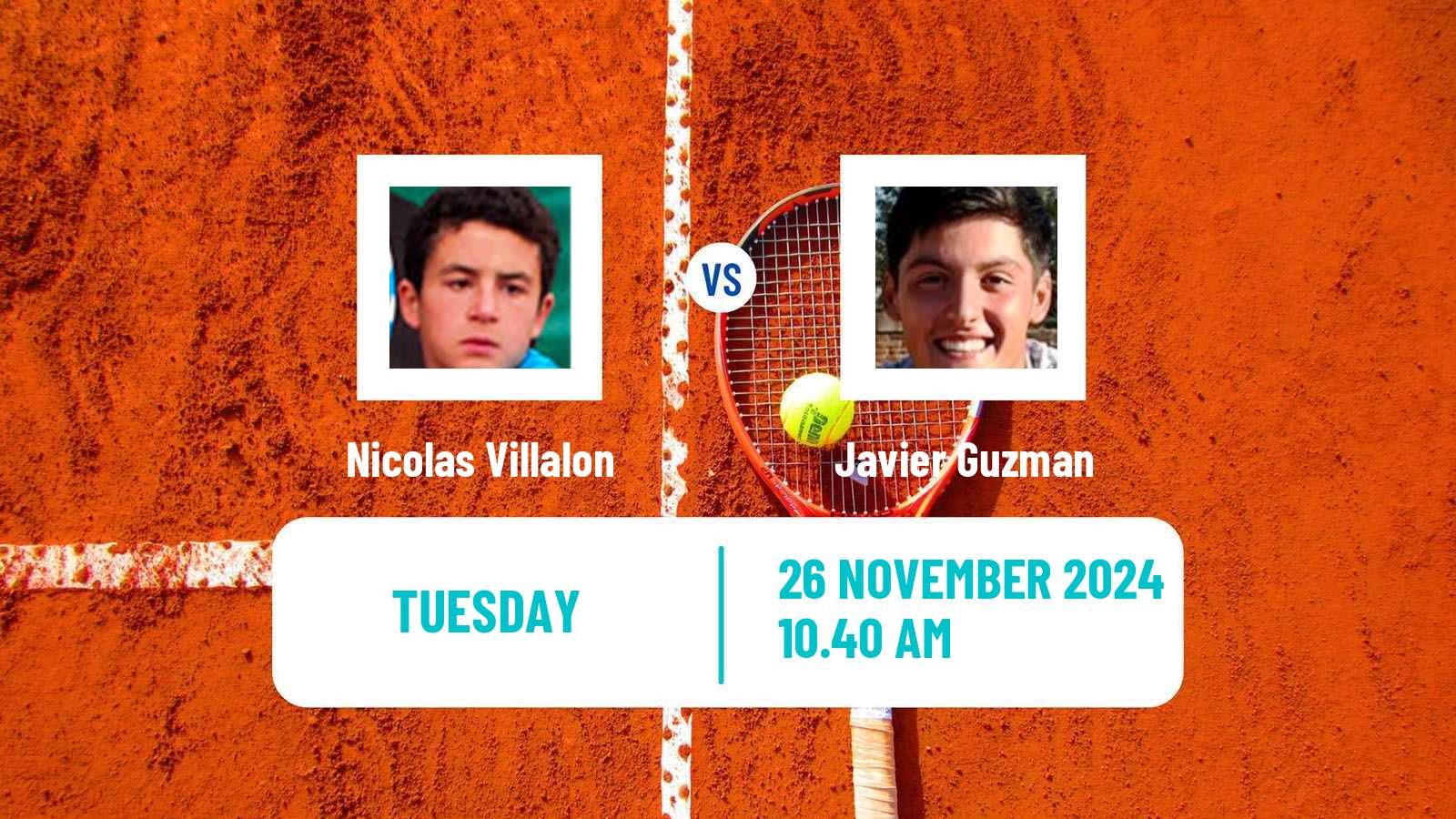 Tennis ITF M15 Santiago 2 Men Nicolas Villalon - Javier Guzman