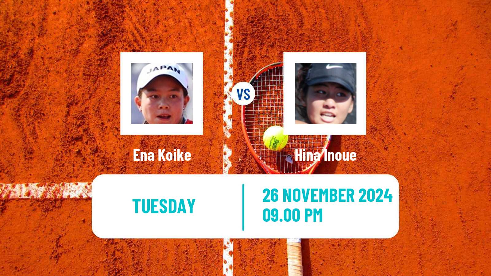 Tennis ITF W50 Yokohama Women Ena Koike - Hina Inoue