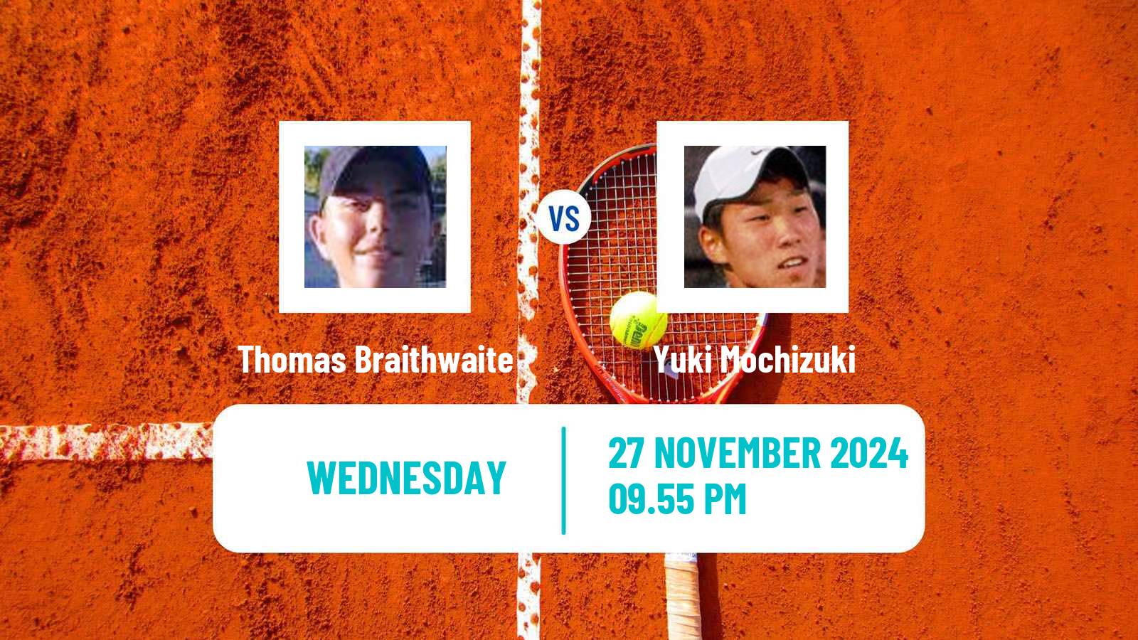 Tennis ITF M25 Carrara Men Thomas Braithwaite - Yuki Mochizuki