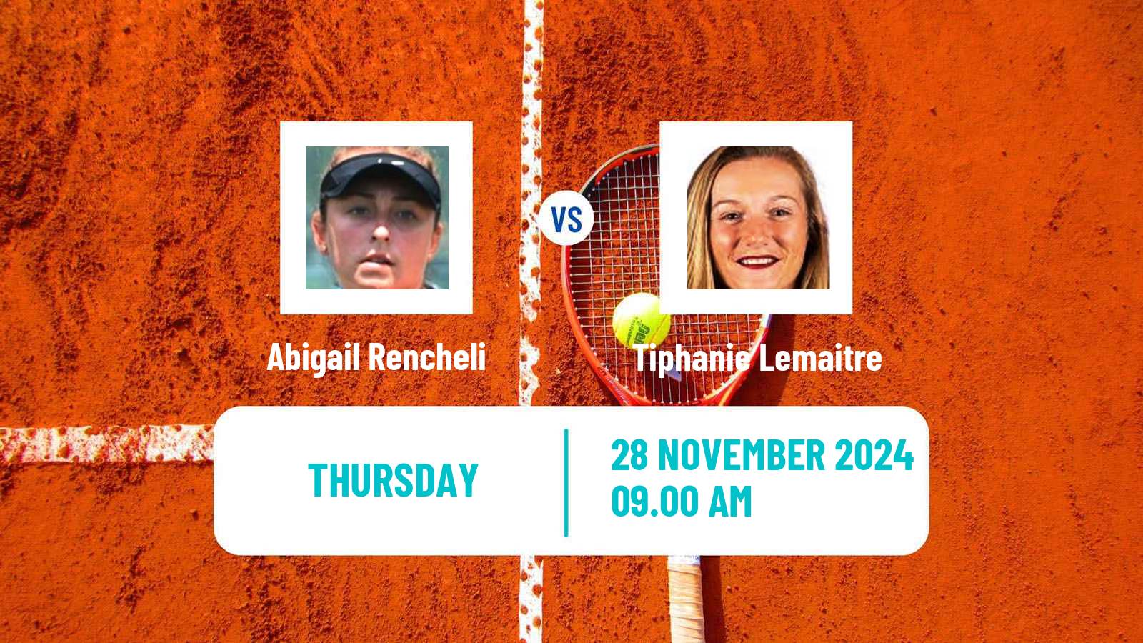 Tennis ITF W35 Santo Domingo 6 Women Abigail Rencheli - Tiphanie Lemaitre