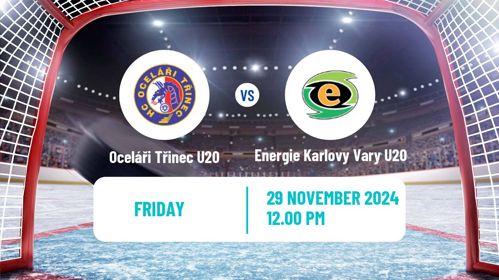 Hockey Czech ELJ Oceláři Třinec U20 - Energie Karlovy Vary U20