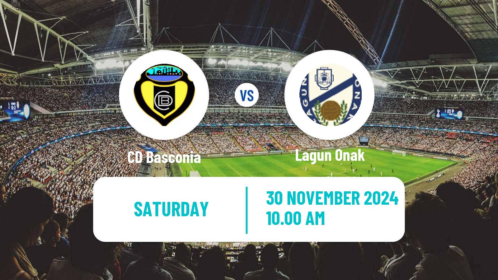 Football Spanish Tercera RFEF - Group 4 Basconia - Lagun Onak