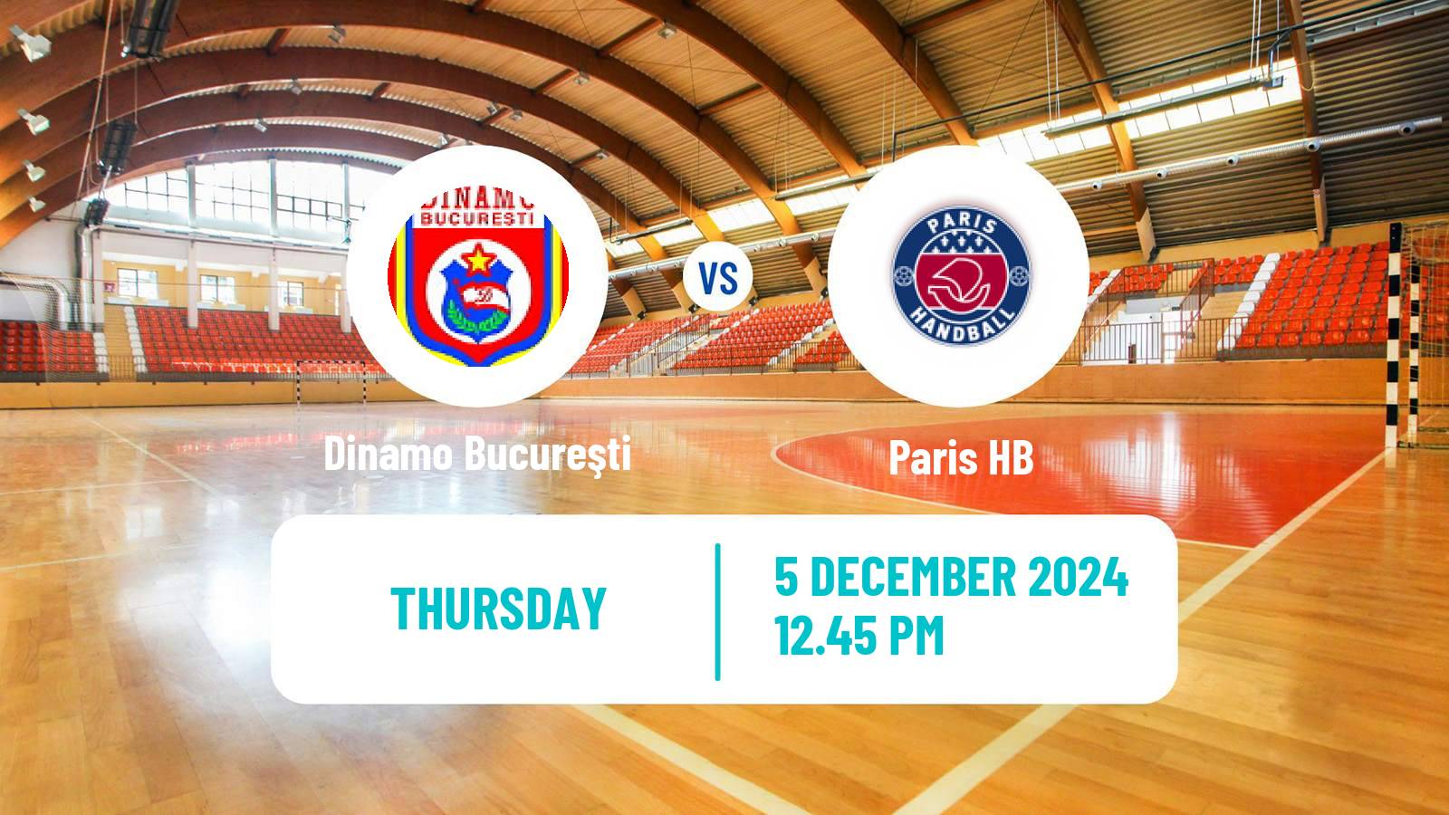 Handball EHF Champions League Dinamo Bucureşti - Paris Saint-Germain